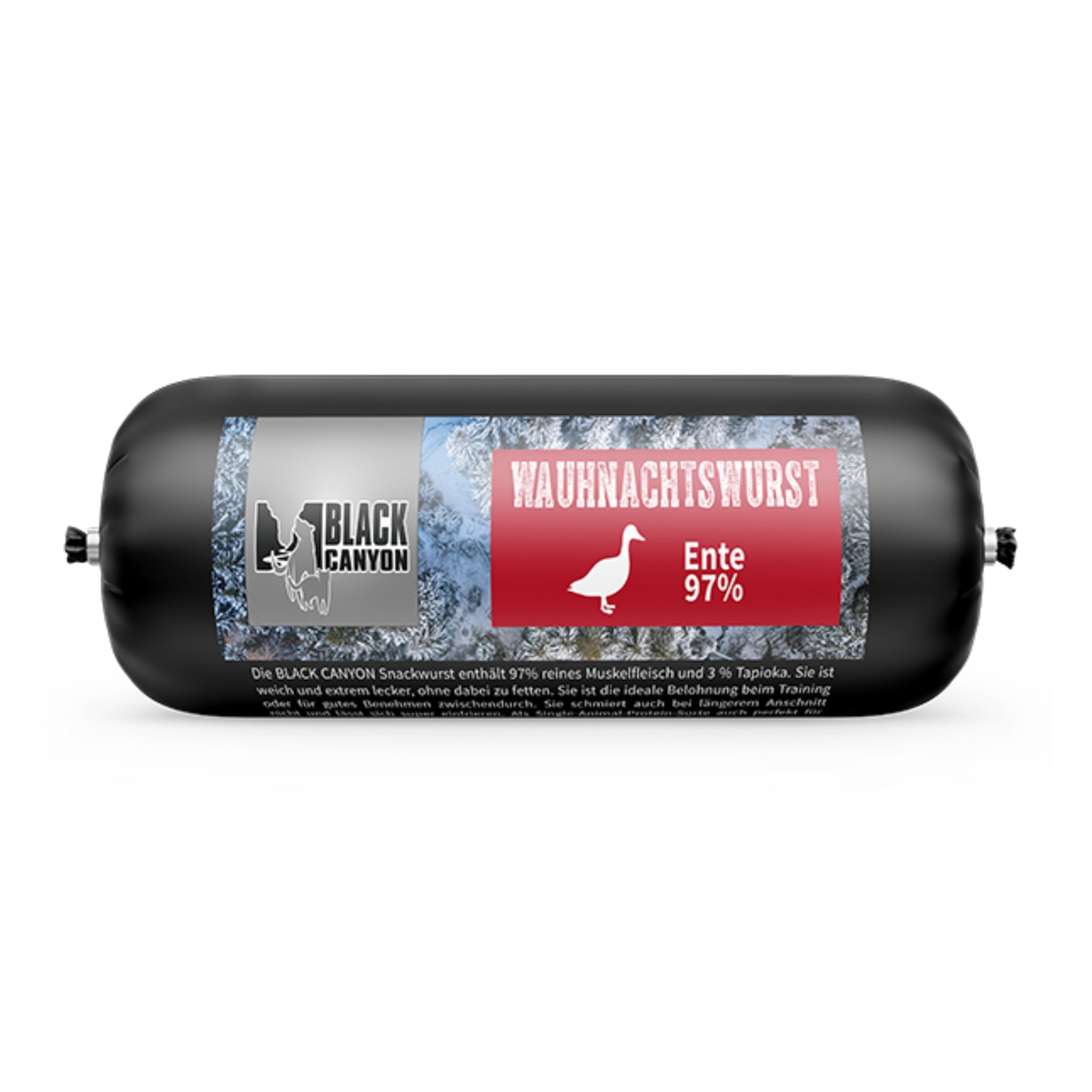 Black Canyon Wauhnachtswurst Ente – Festlicher Snack für Hunde & Katzen - Woofshack