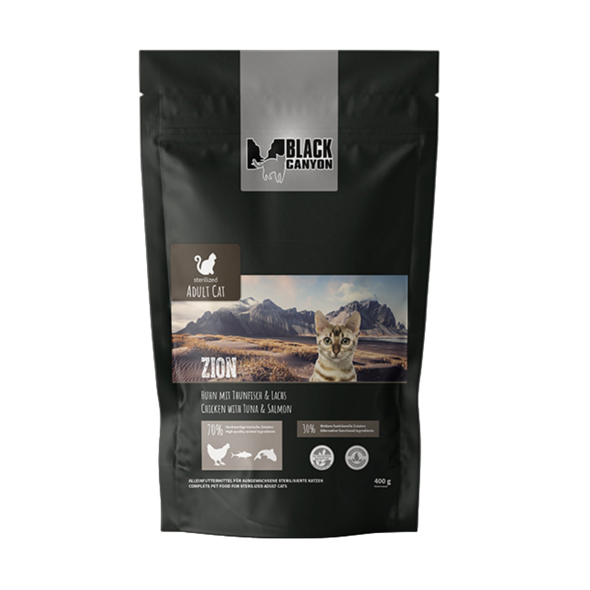 Black Canyon Zion - Huhn, Thunfisch & Lachs - Katzen Trockenfutter - Woofshack