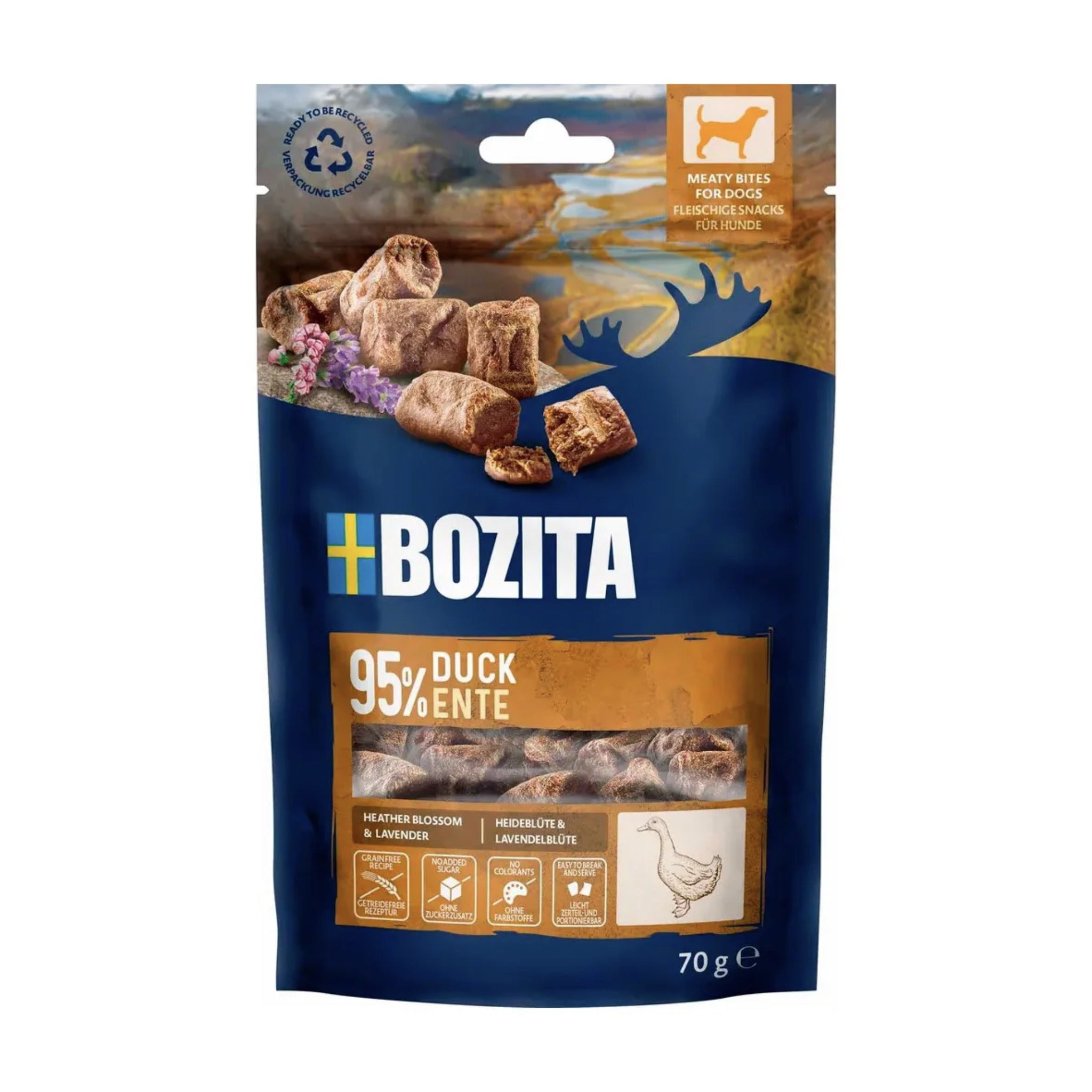 BOZITA Meaty Bites Ente, Hundesnack - Woofshack