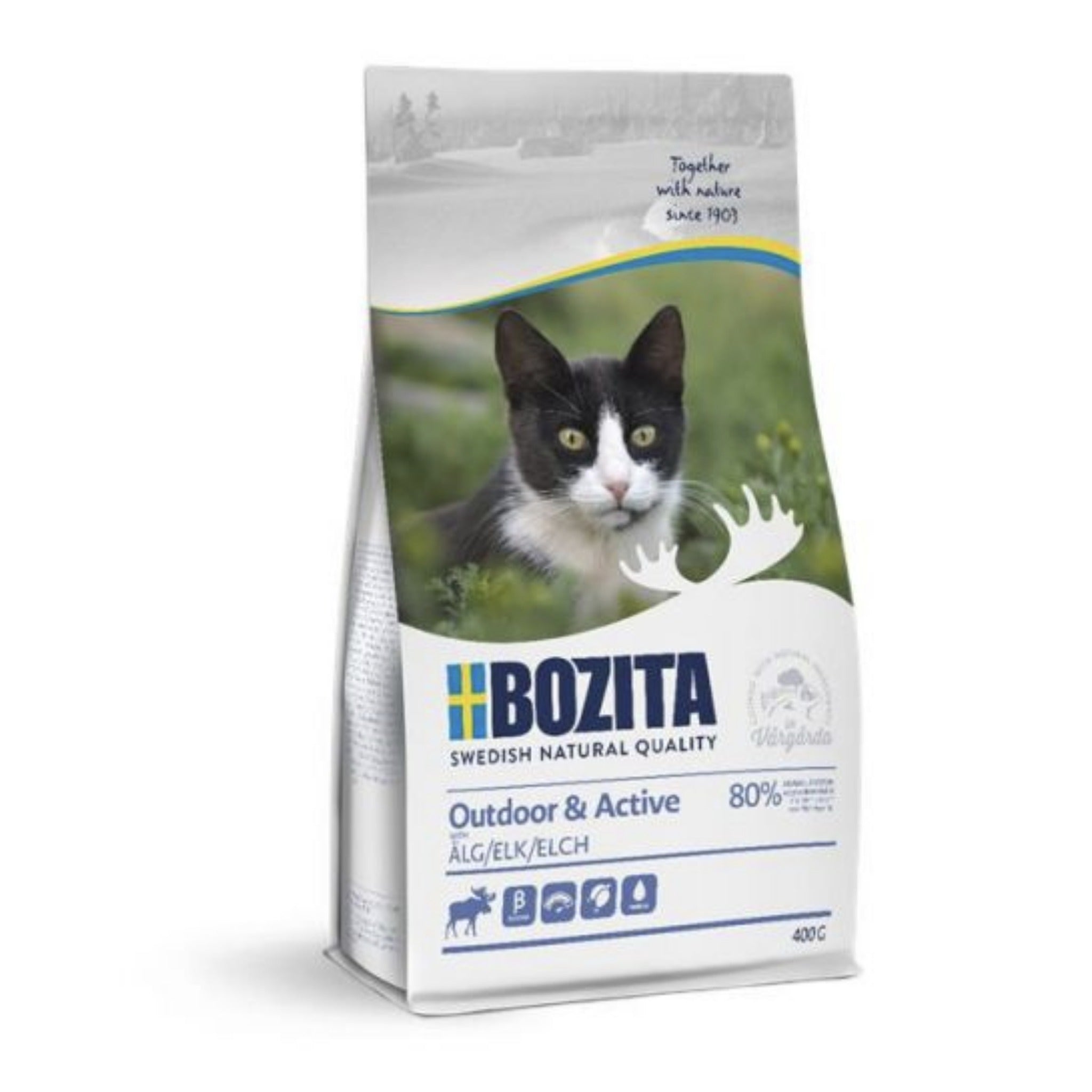 BOZITA Outdoor & Active Elch, Katzen Trockenfutter - Woofshack