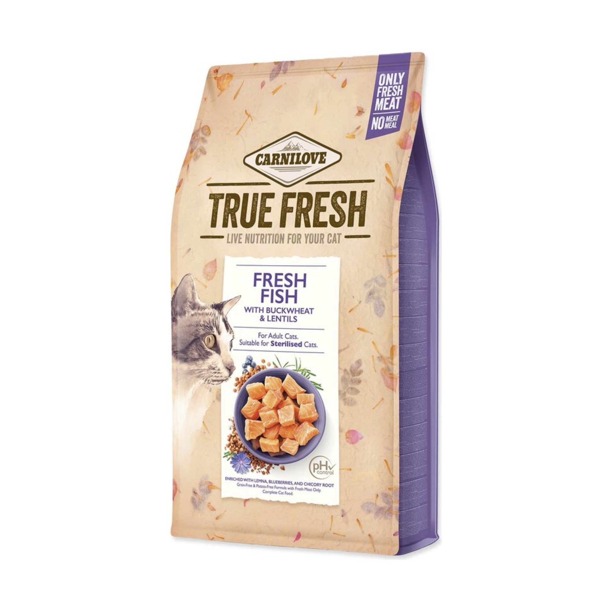 Carnilove Cat True Fresh Fish Adult & Sterilised, Katzen Trockenfutter - Woofshack