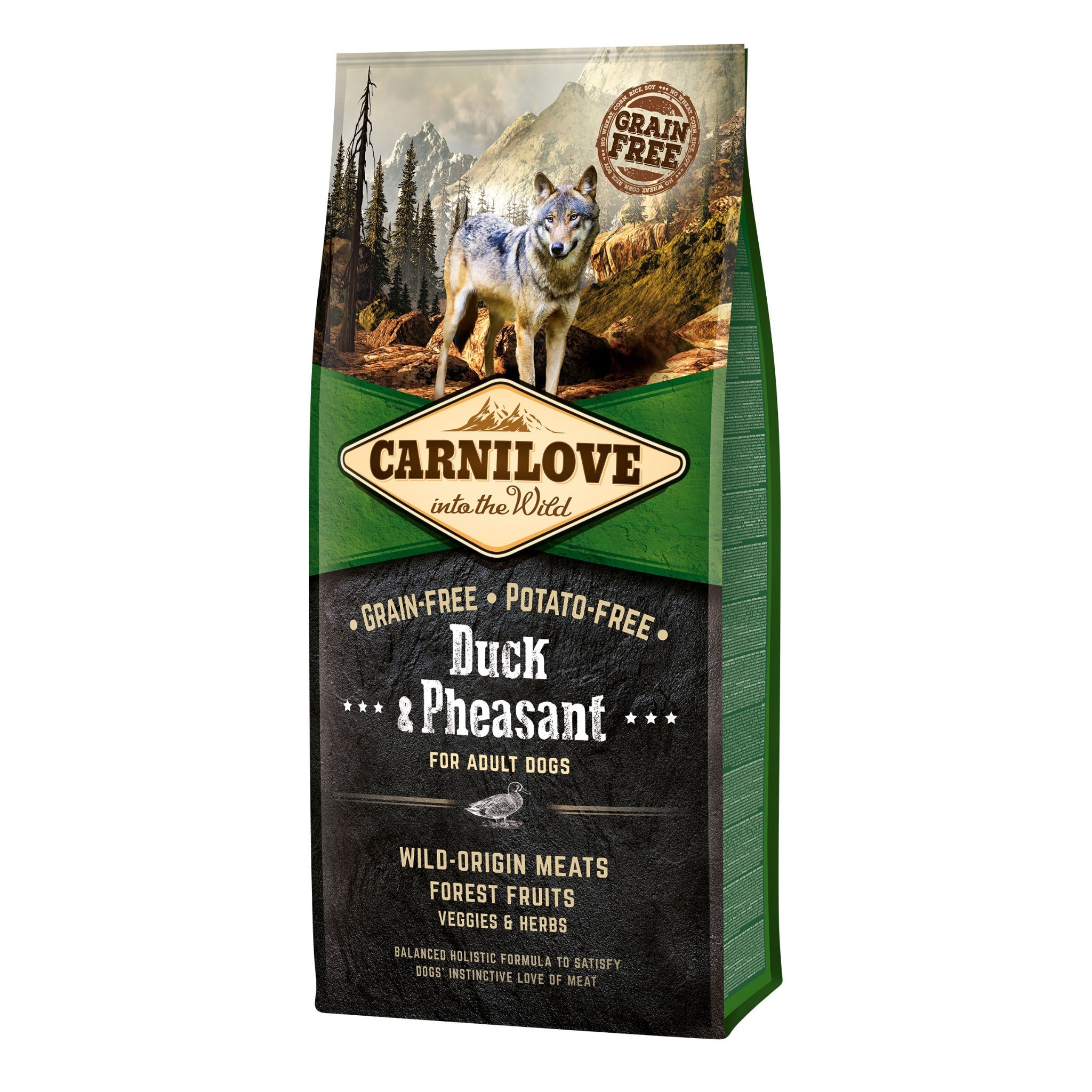 Carnilove Dog Adult Trockenfutter, Duck & Pheasant - Woofshack