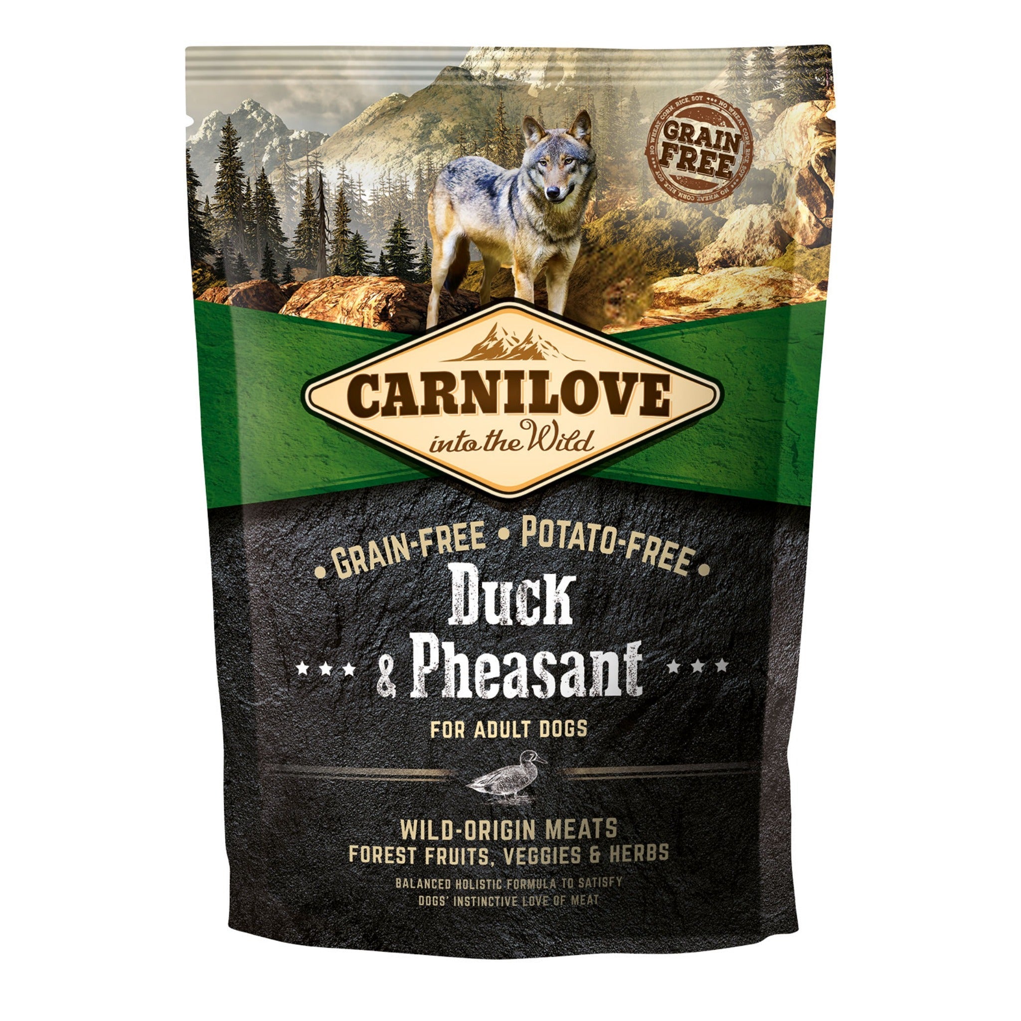 Carnilove Dog Adult Trockenfutter, Duck & Pheasant - Woofshack