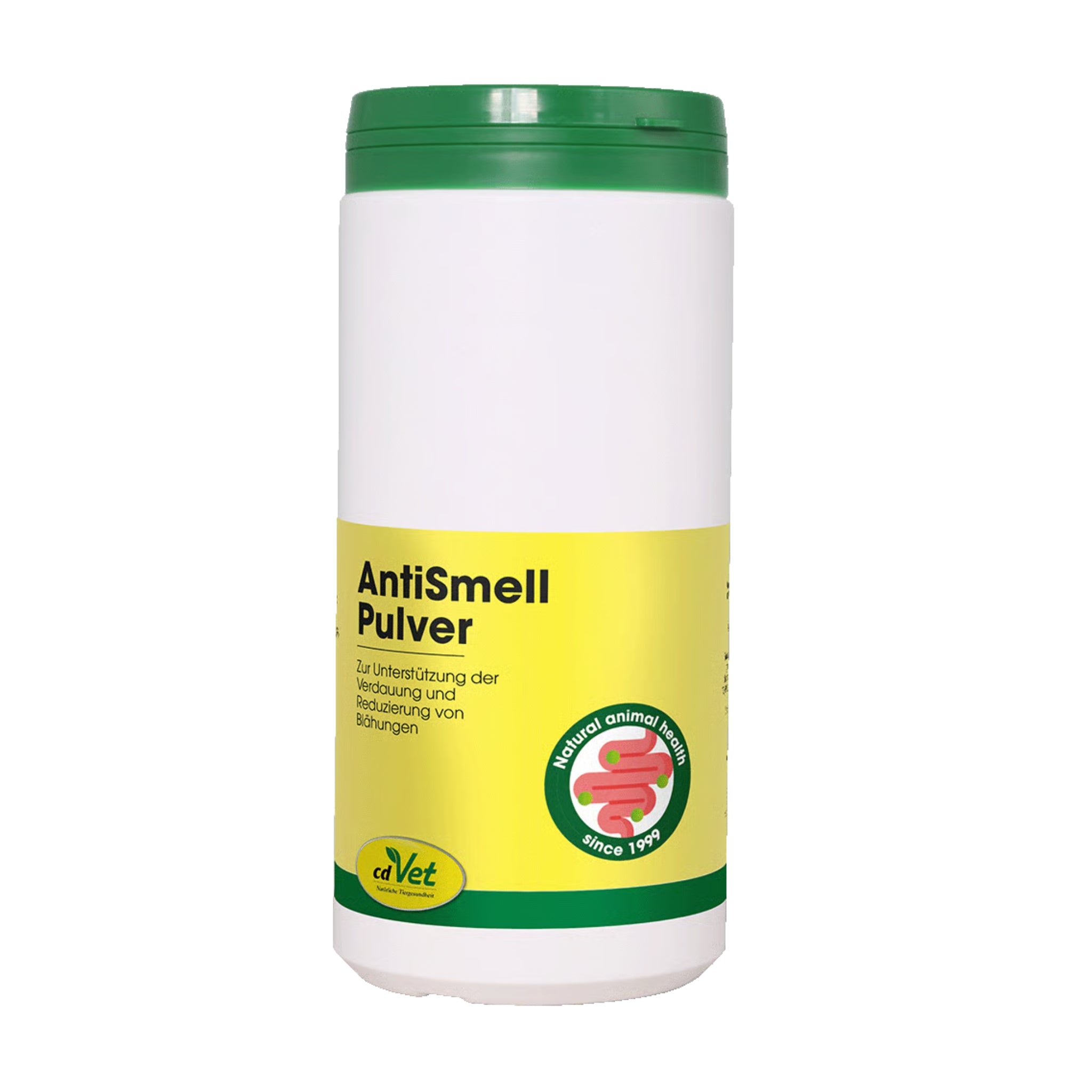 cdVet AntiSmell Pulver – Natürliches Kräuterpulver gegen Blähungen & Darmgeruch beim Hund