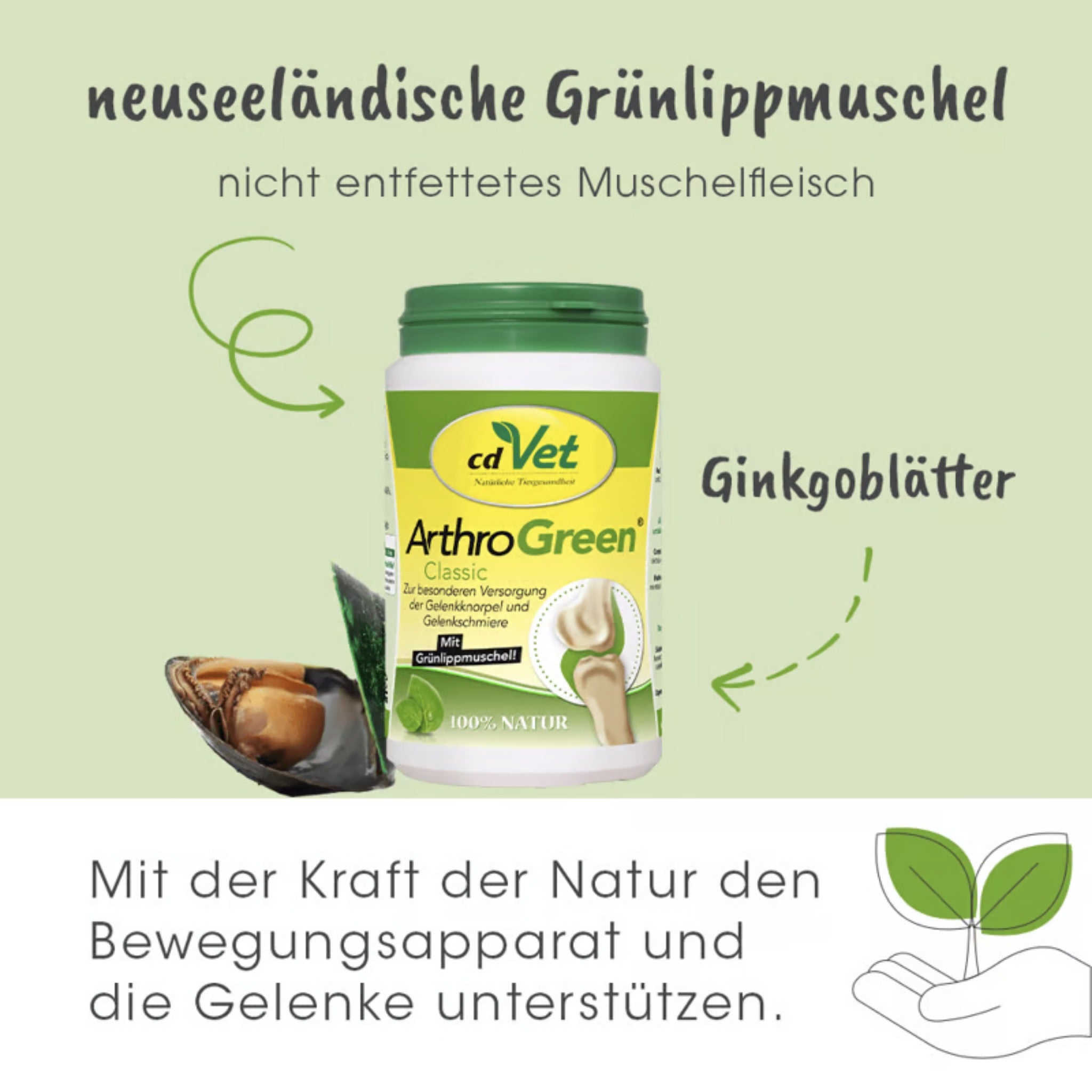 cdVet ArthroGreen Classic für Hunde - Woofshack