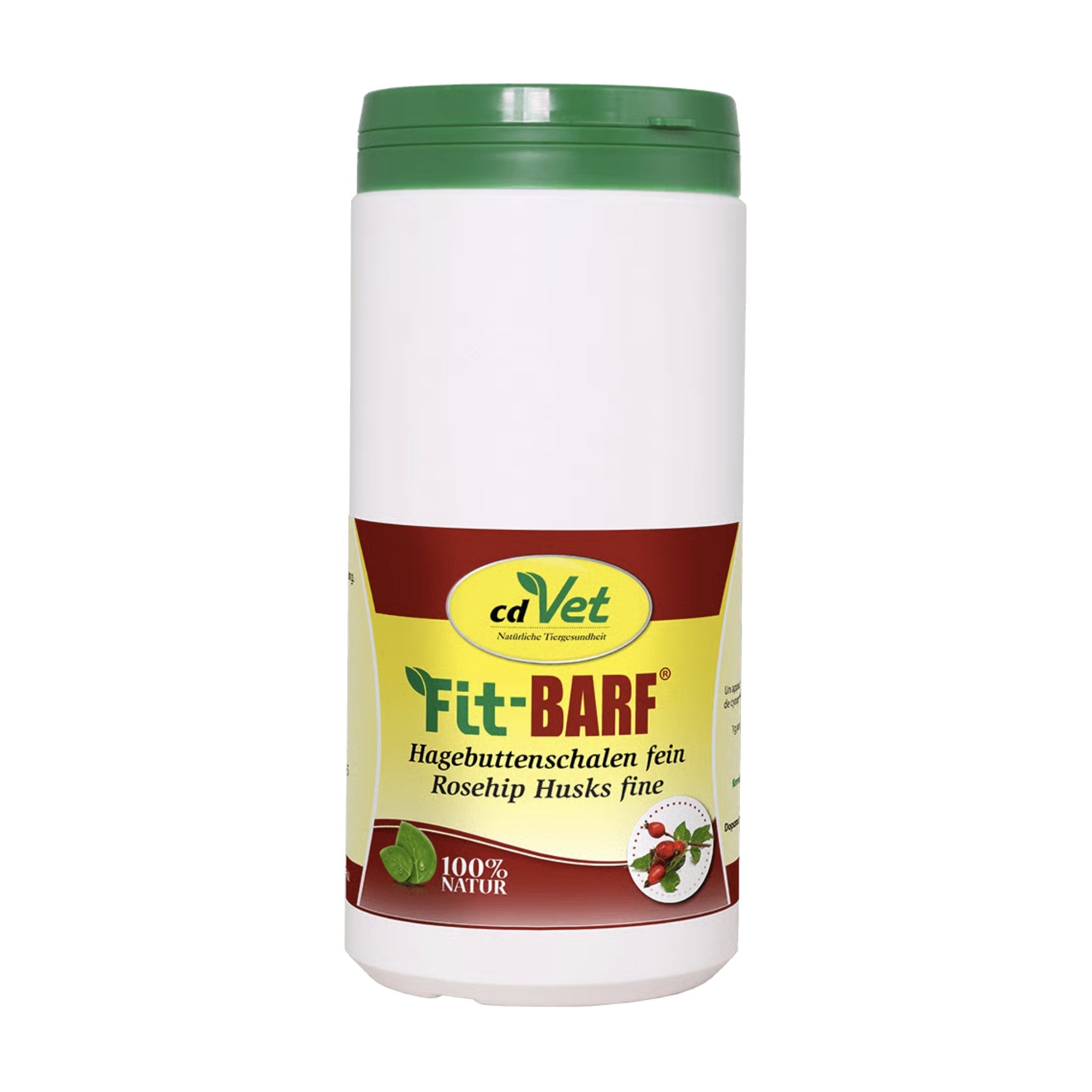 cdVet Fit - BARF Hagebuttenschalen fein für Hunde - Woofshack