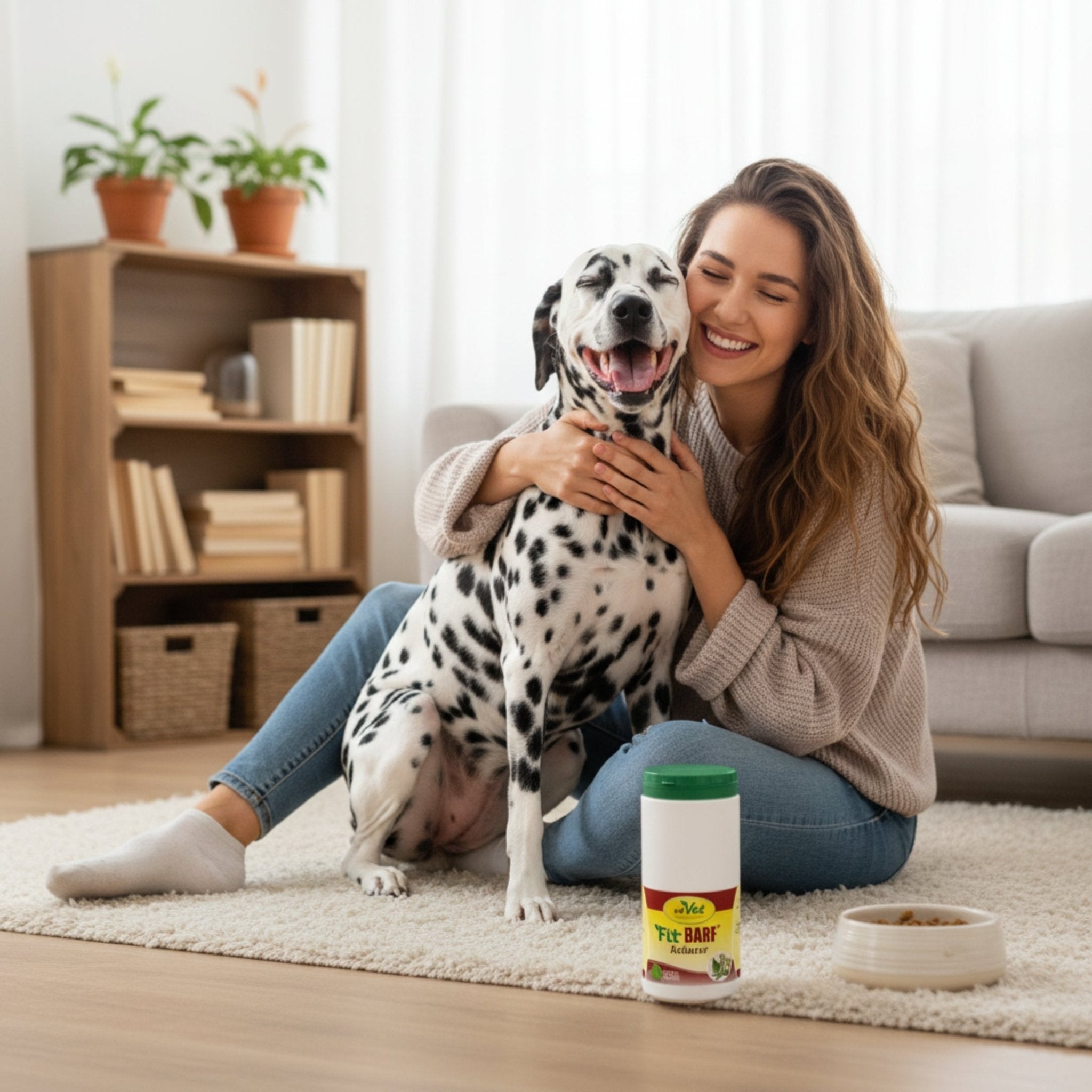 cdVet Fit - BARF Kräuter – Natürliche Kräutermischung für eine ausgewogene & nährstoffreiche Rohfütterung von Hund & Katze - Woofshack