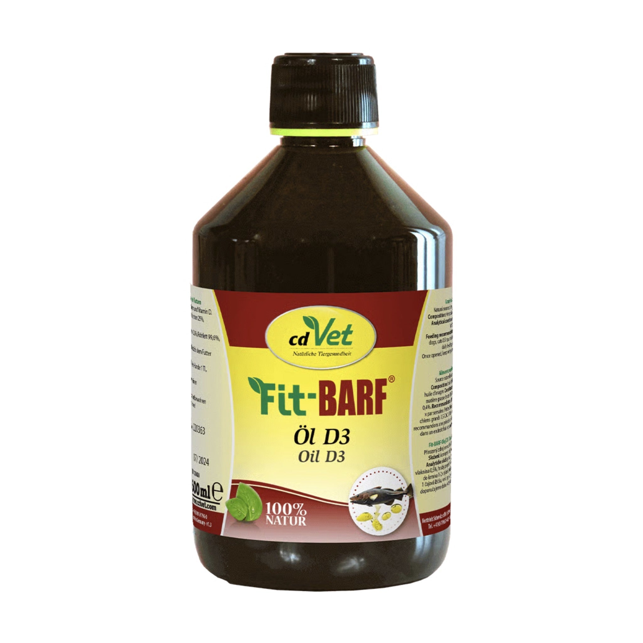 cdVet Fit - BARF Öl D3 - Woofshack
