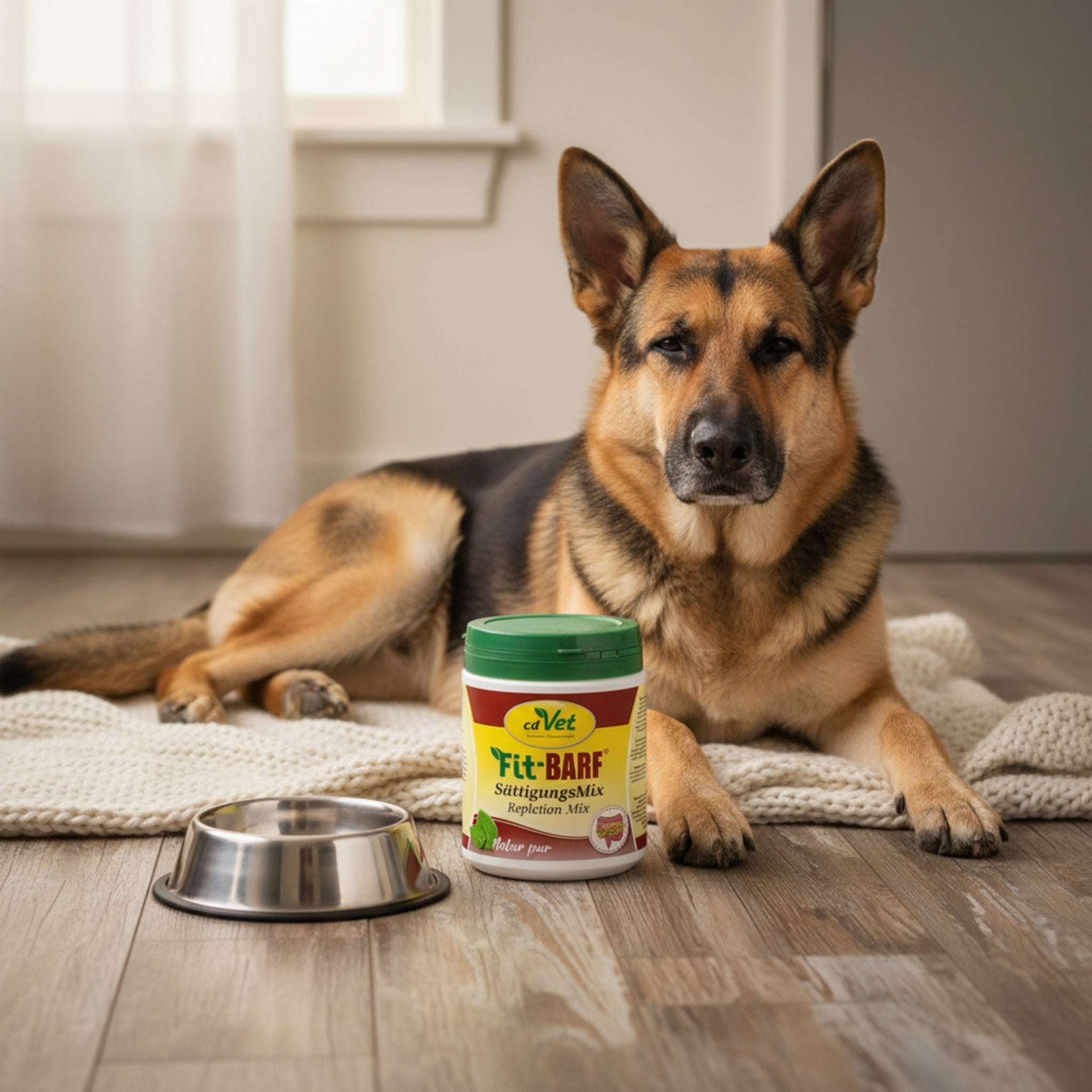 cdVet Fit - BARF SättigungsMix – Die natürliche Sattmacher - Beilage für gesundes, artgerechtes BARFen – Optimale Nährstoffversorgung & ausgeglichene Verdauung für deinen Hund - Woofshack