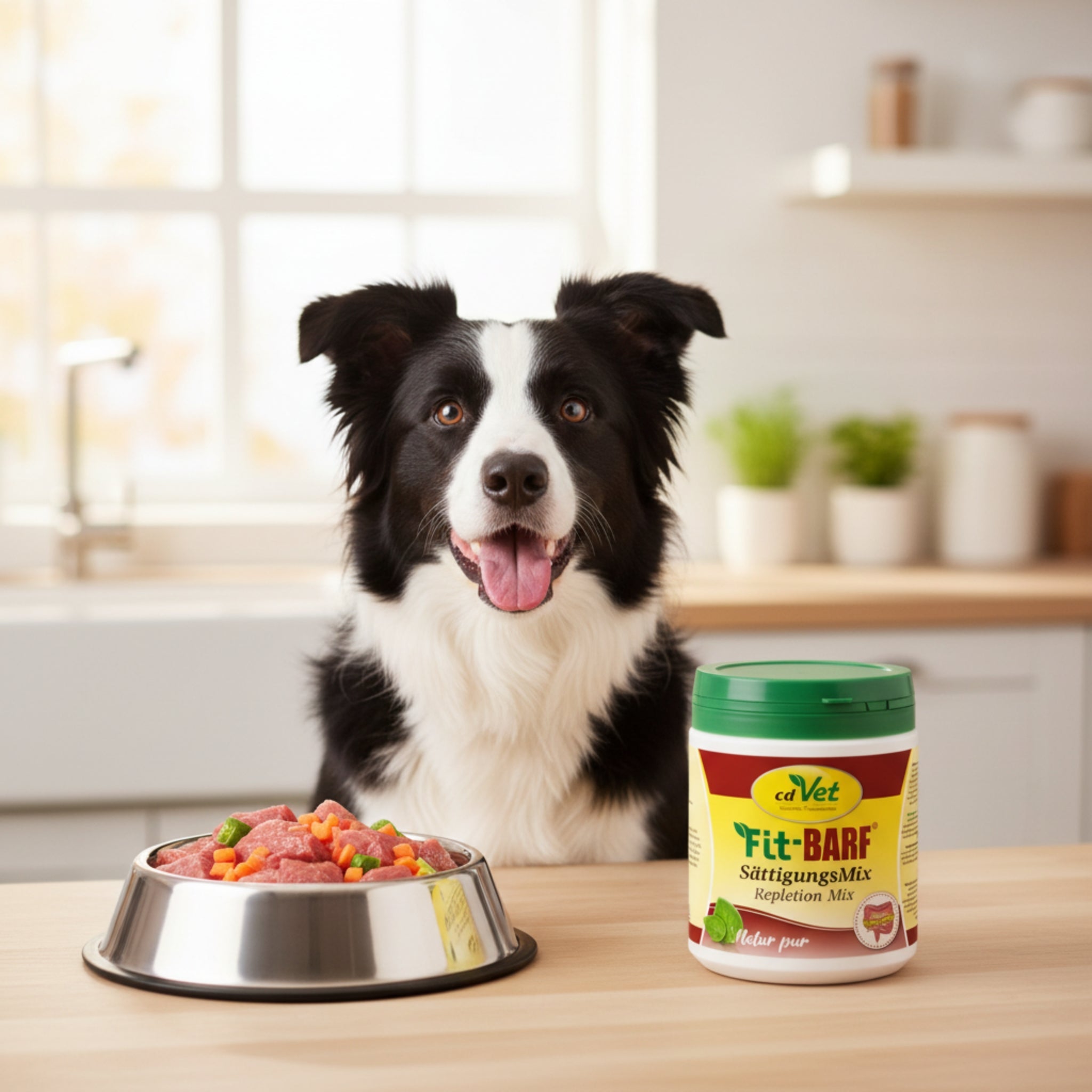 cdVet Fit - BARF SättigungsMix – Die natürliche Sattmacher - Beilage für gesundes, artgerechtes BARFen – Optimale Nährstoffversorgung & ausgeglichene Verdauung für deinen Hund - Woofshack