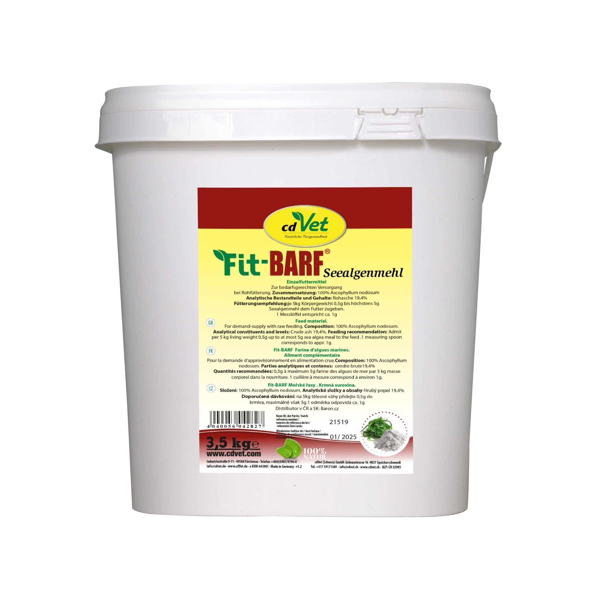 cdVet Fit-BARF Seealgenmehl für Hunde - Woofshack