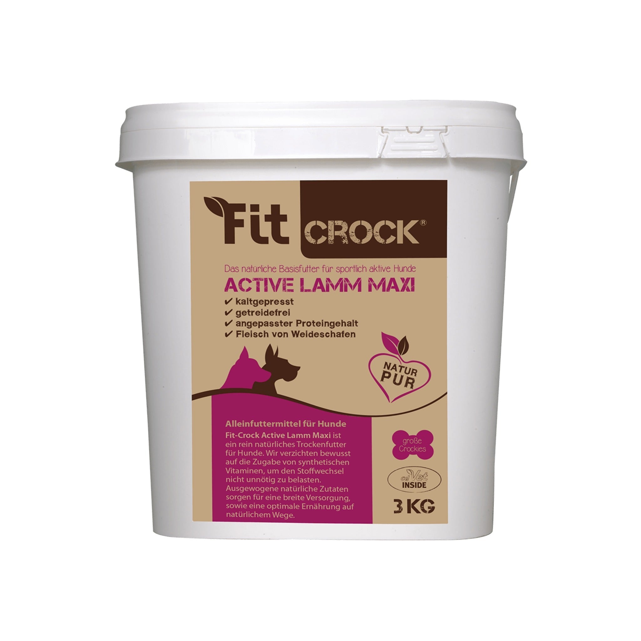 cdVet Fit-Crock Active Lamm Maxi - Kaltgepresst - Woofshack