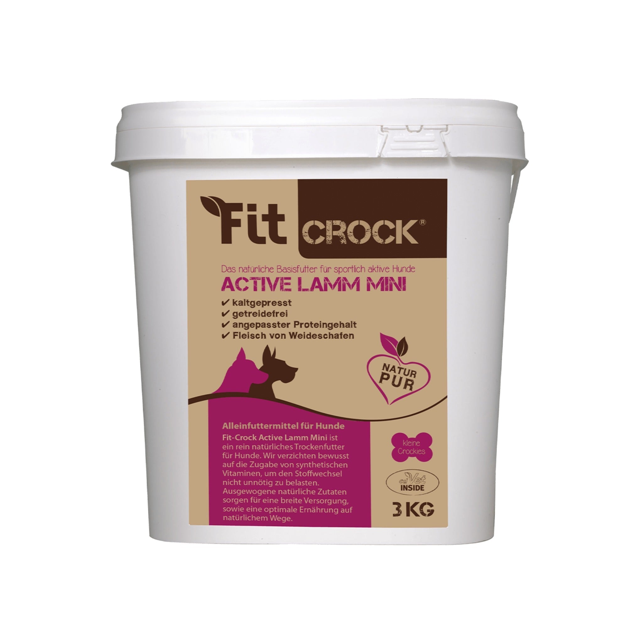 cdVet Fit-Crock Active Lamm Mini - Kaltgepresst - Woofshack