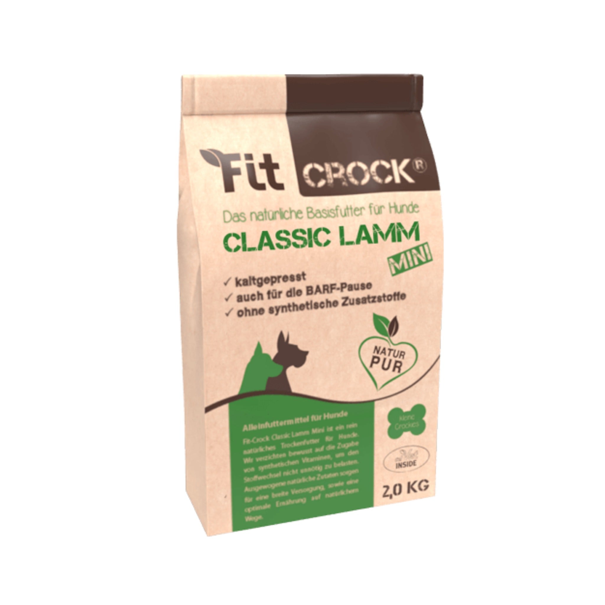 cdVet Fit-Crock Classic Lamm Mini - Kaltgepresst - Woofshack