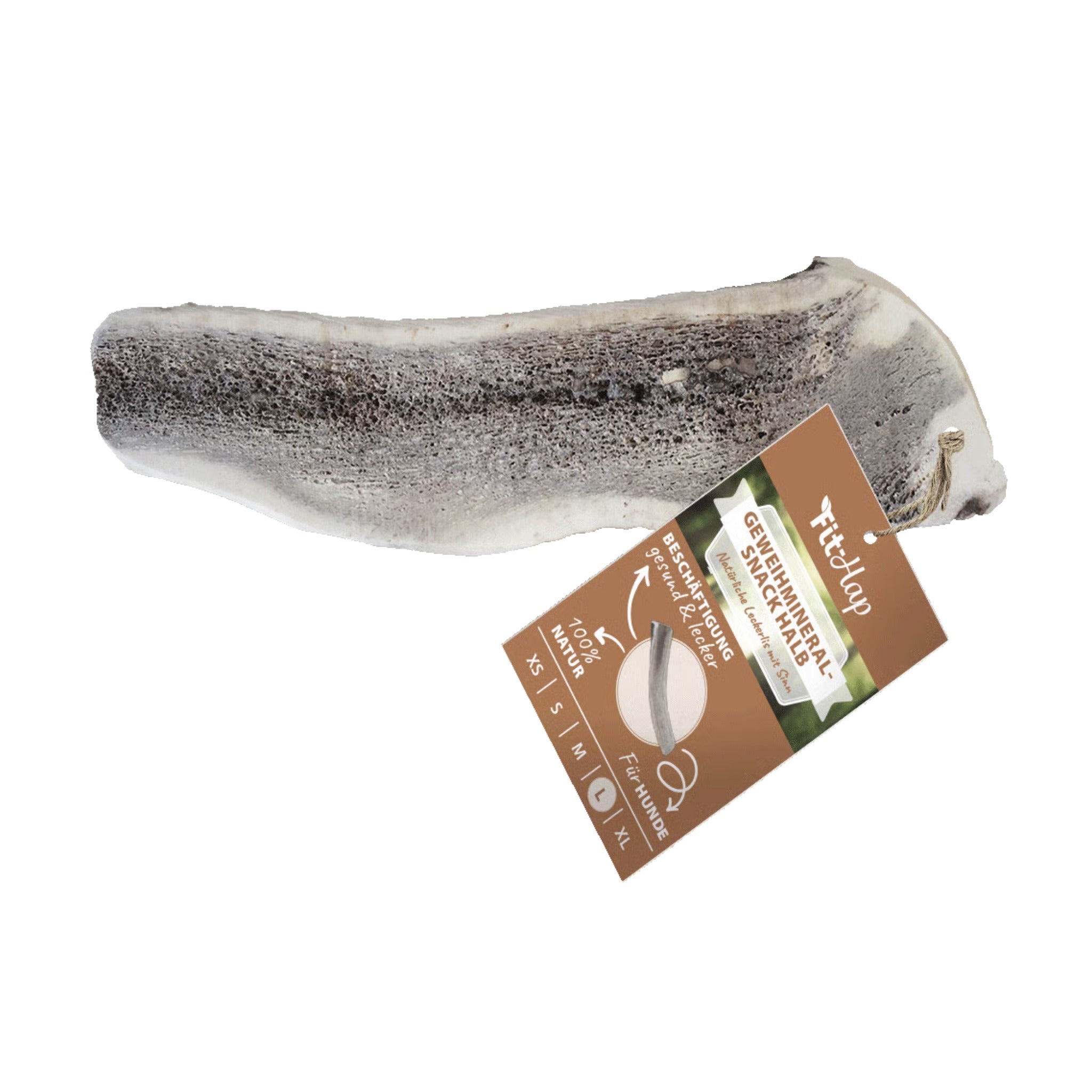 cdVet Fit - Hap Geweihmineral - Snack halb für Hunde - Woofshack