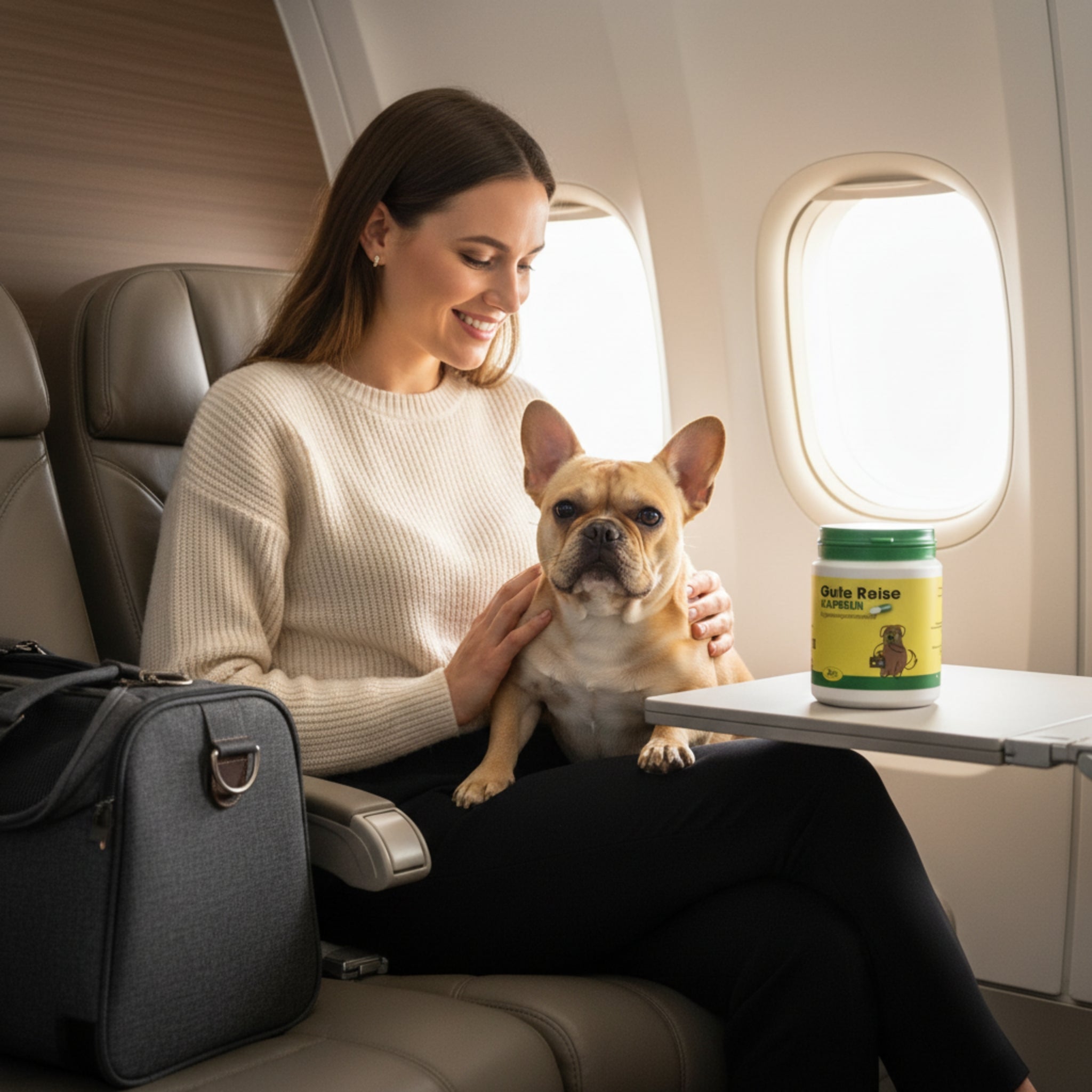 cdVet Gute Reise Kapseln – Natürliche Hilfe gegen Reiseübelkeit, Stress & Nervosität bei Hunden – Pflanzliche Beruhigung für entspannte Autofahrten, Urlaub & Tierarztbesuche - Woofshack