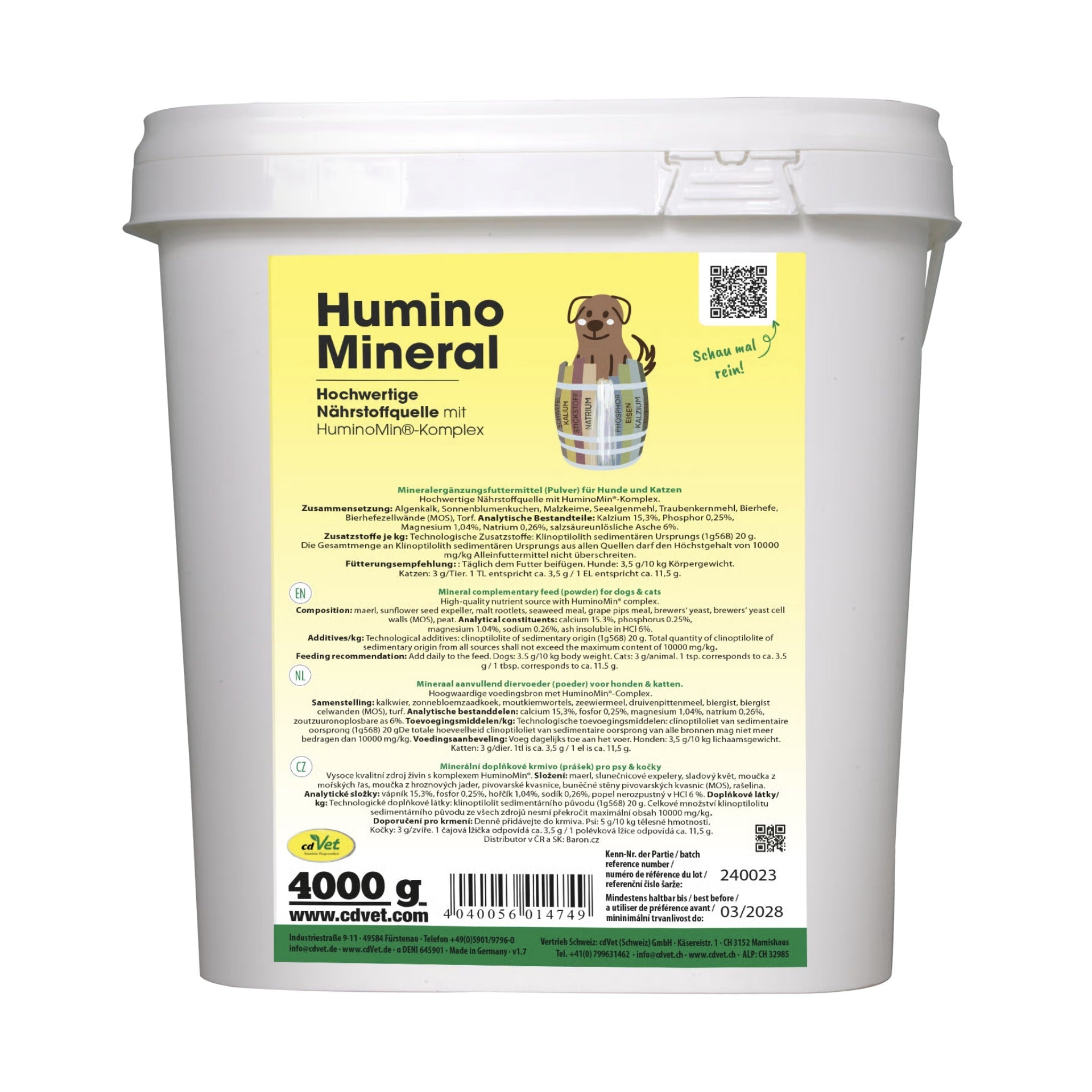 cdVet HuminoMineral für Hunde - Woofshack