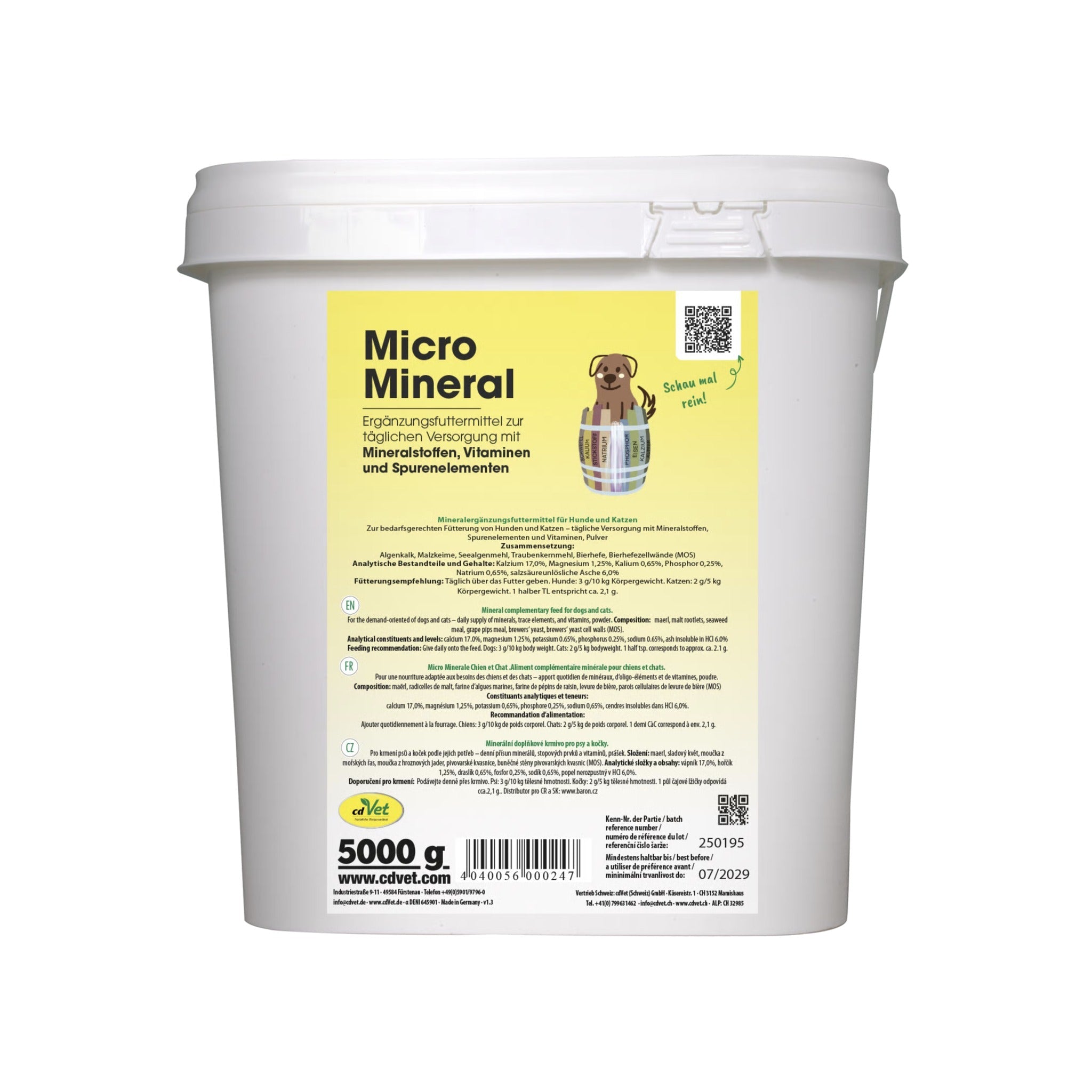 cdVet MicroMineral für Hunde - Woofshack