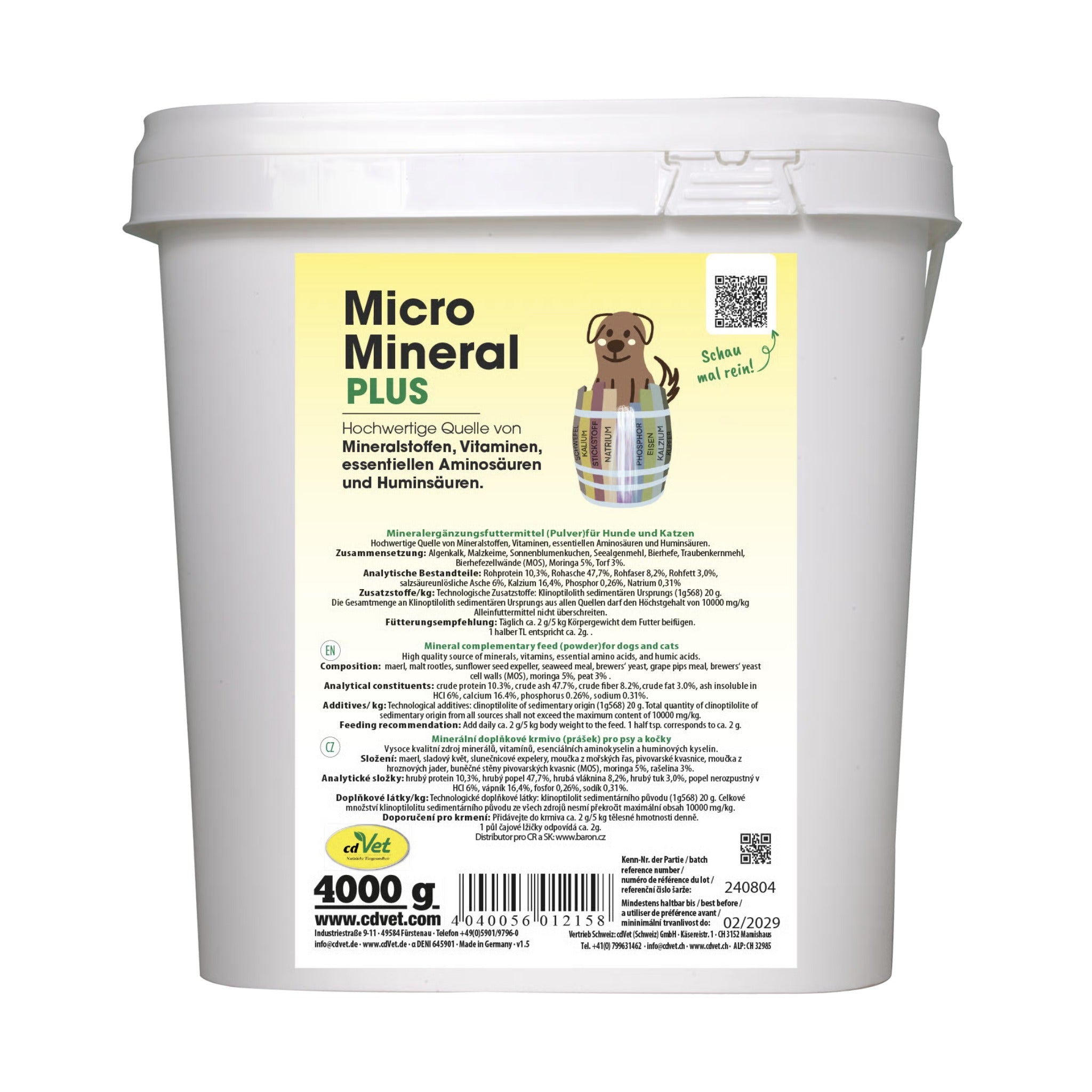 cdVet MicroMineral plus für Hunde - Woofshack