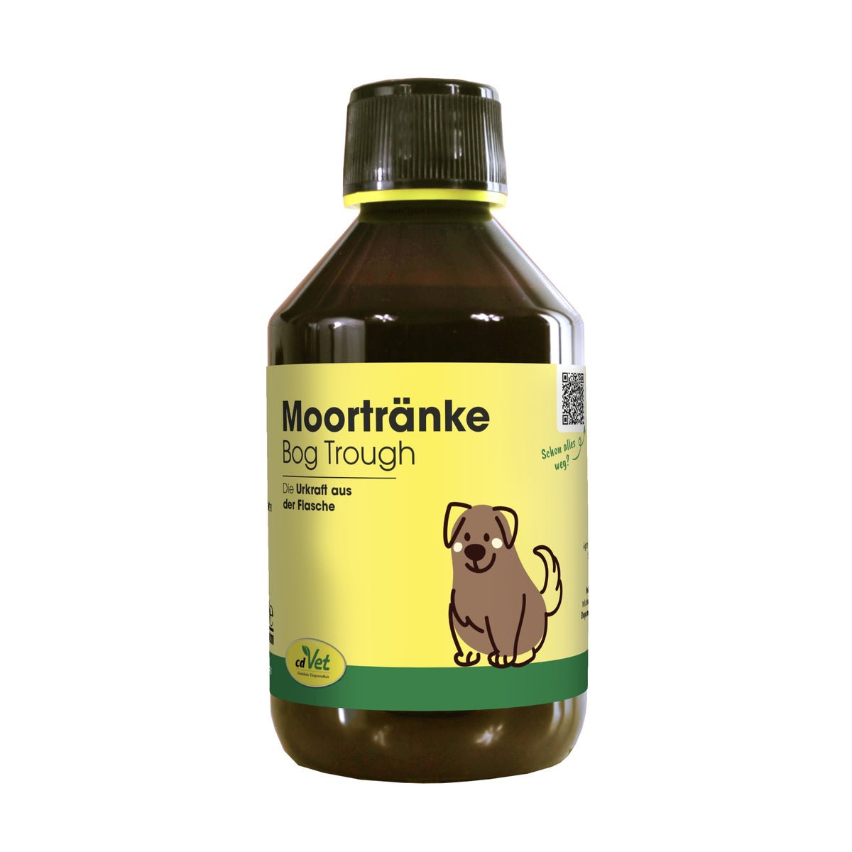 cdVet Moortränke – Natürliche Moor-Kräuter-Kur für Hunde & Katzen zur Unterstützung von Magen, Darm & Verdauung und als Fresshilfe/Appetitanreger