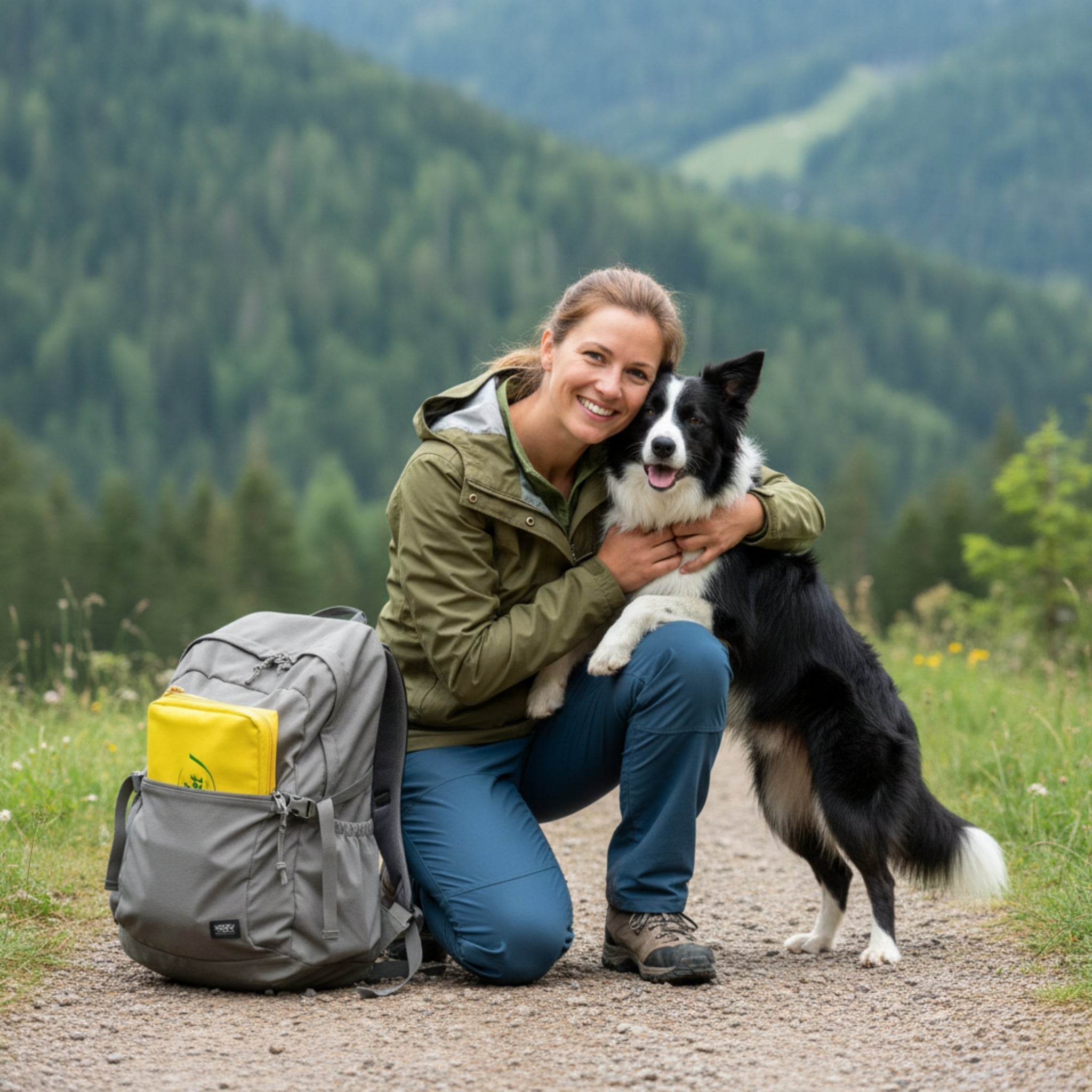 cdVet Notfall - Set für unterwegs – Erste Hilfe für Hunde bei Durchfall, Wunden, Magenproblemen & Augenpflege - Woofshack