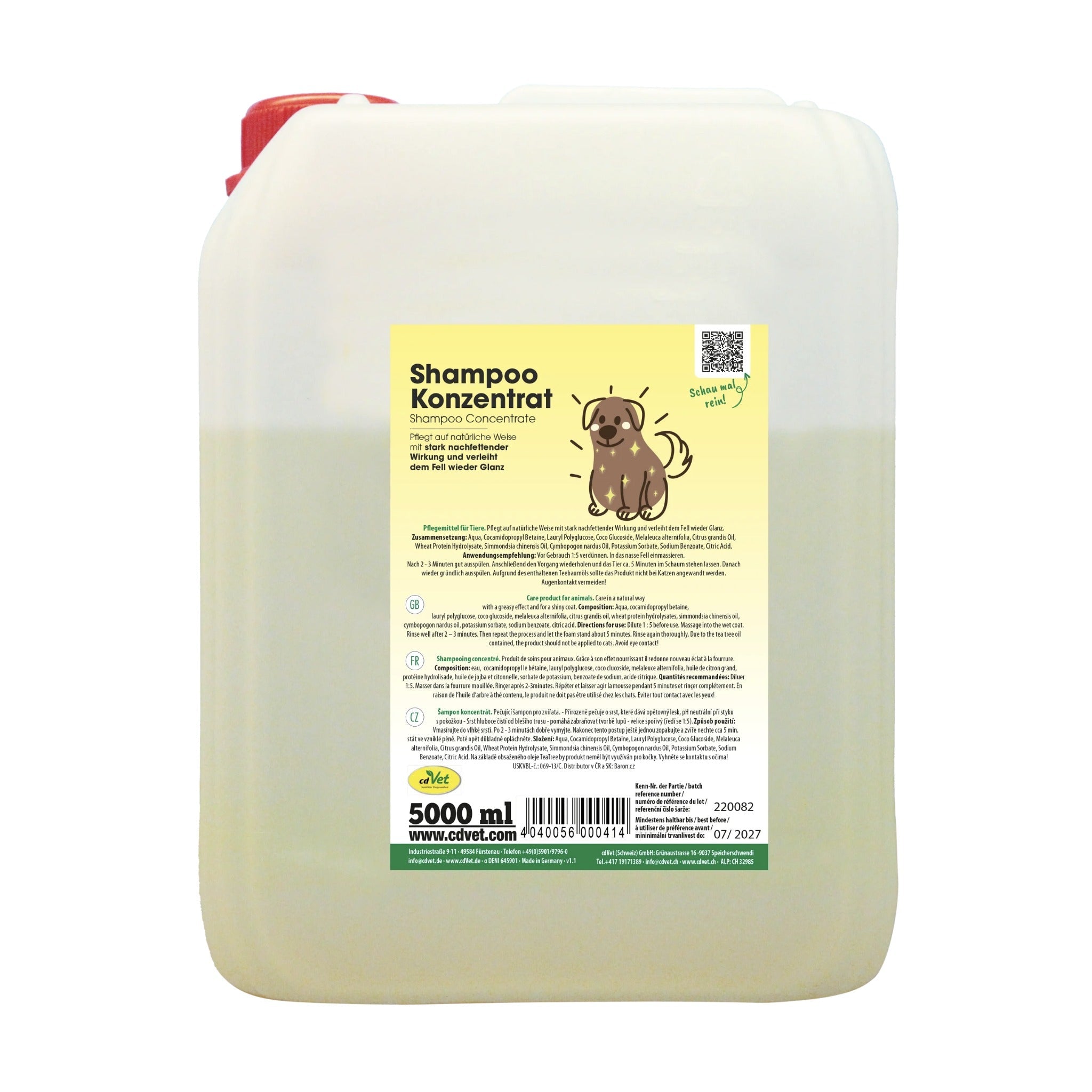 cdVet Shampoo Konzentrat - Woofshack