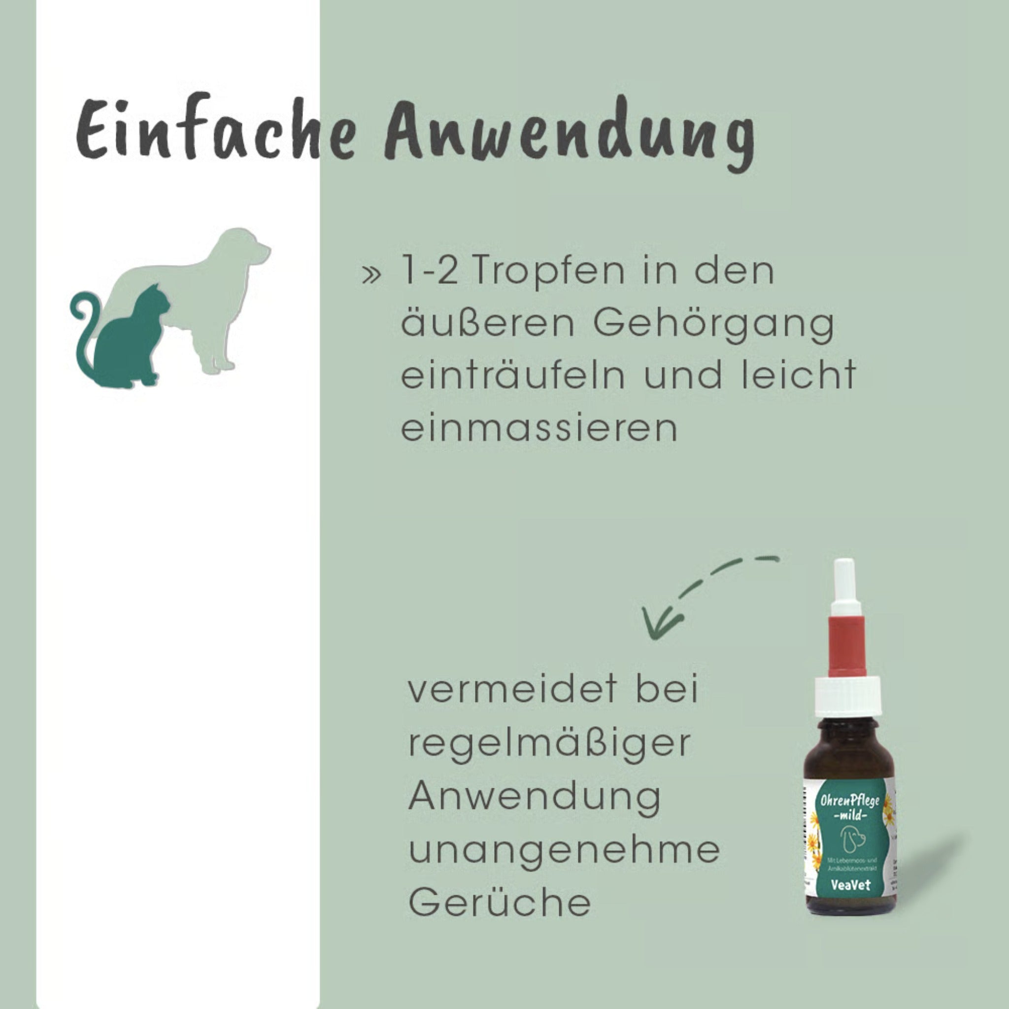 cdVet VeaVet Ohrenpflege mild für Hunde - Woofshack