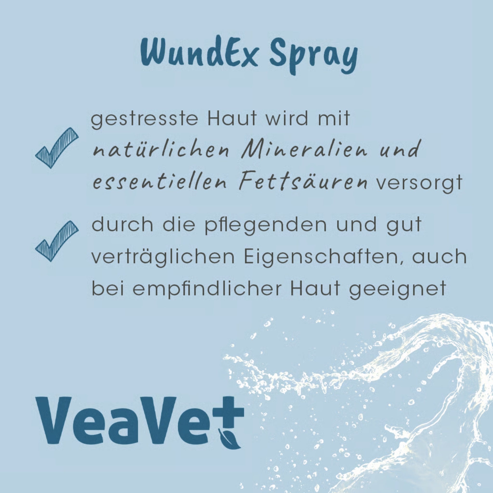 cdVet VeaVet WundEx Spray – Natürliche Wundpflege für Hunde & Katzen bei empfindlicher, gereizter Haut