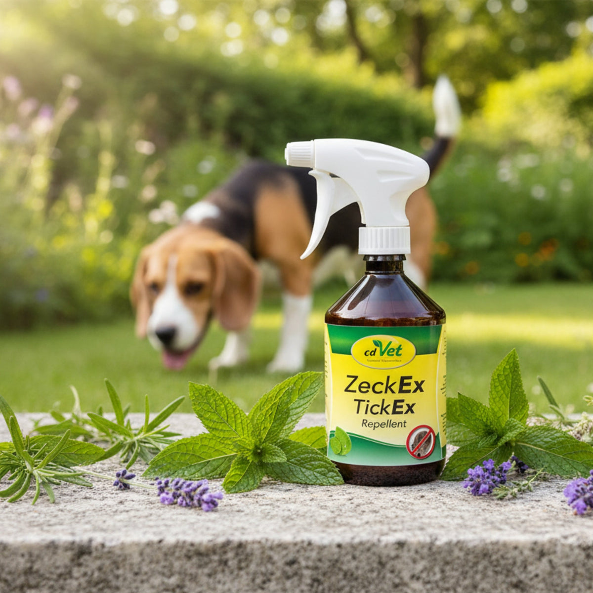 cdVet ZeckEx Spray – Premium Zeckenschutz für Hunde & Katzen | Natürliche Sofortwirkung gegen Zecken & Milben - Woofshack