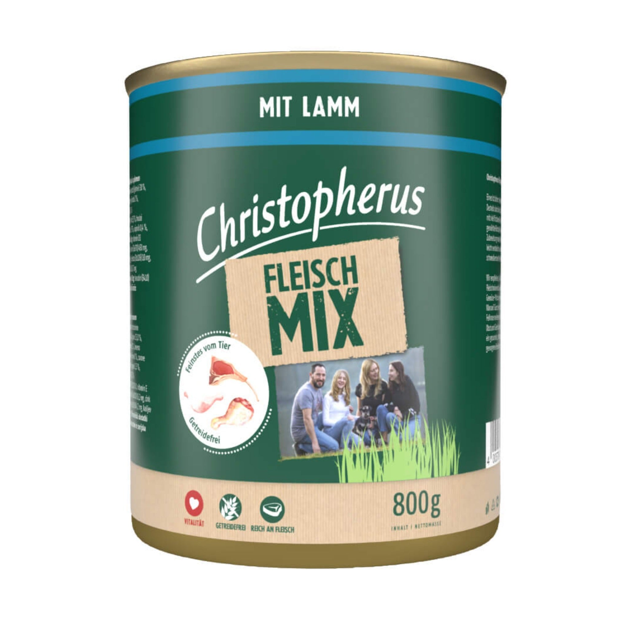 Christopherus Adult Fleischmix mit Lamm, Hunde Nassfutter - Woofshack