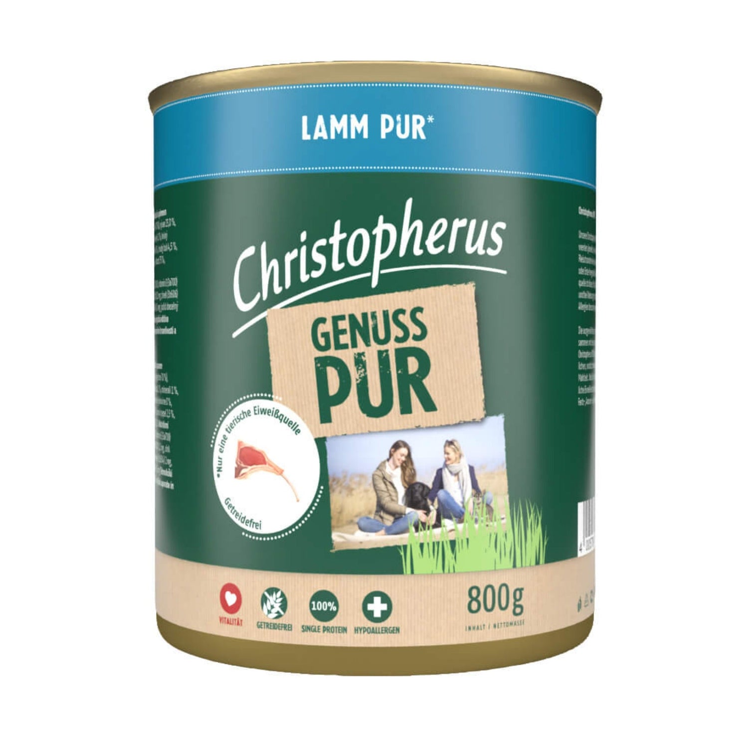 Christopherus Adult Lamm Pur, Hunde Nassfutter - Woofshack