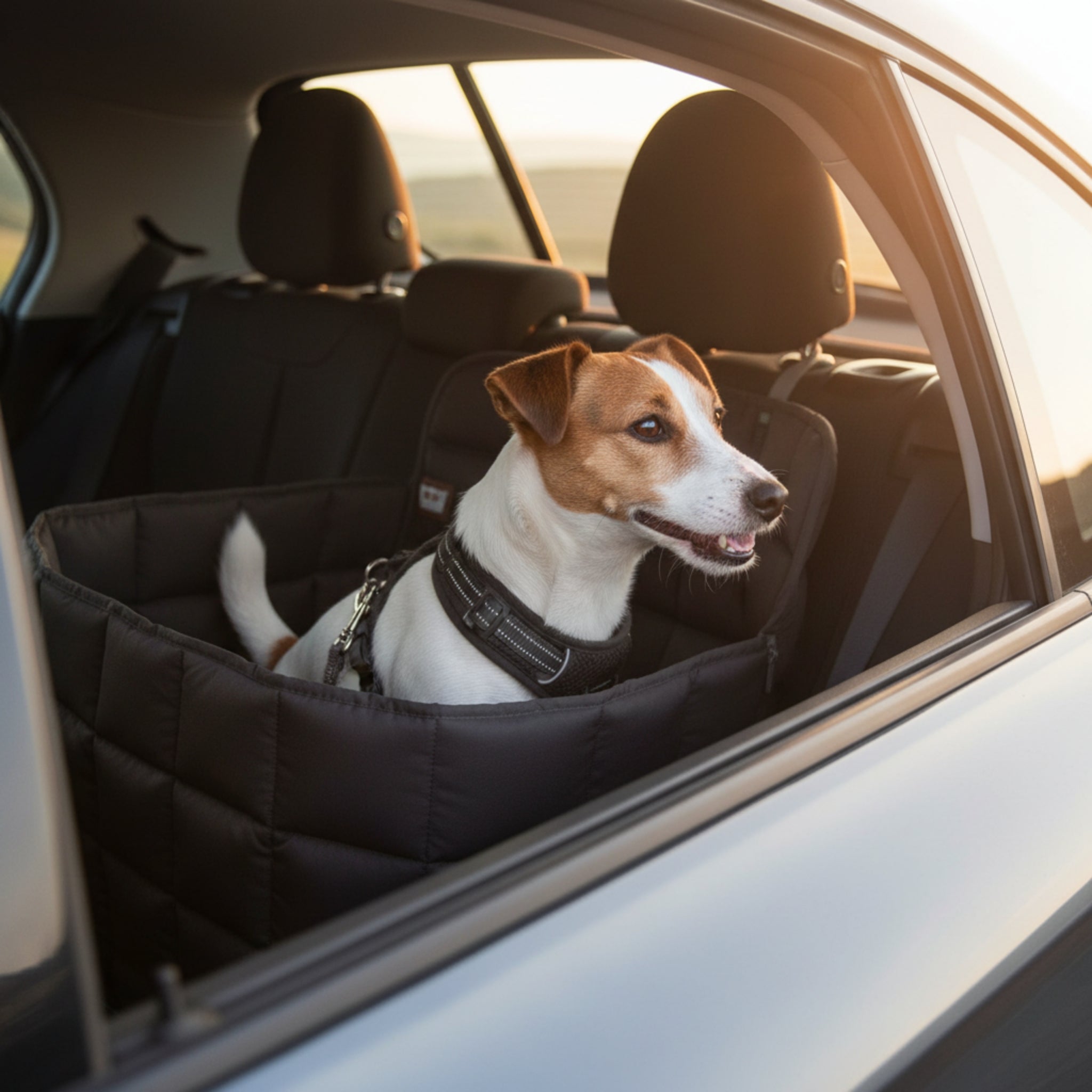 Doctor Bark 1 - Sitz Autoschondecke – Premium Autositz - Schutz für Hunde, kratzfest & waschbar bis 95°C - Woofshack