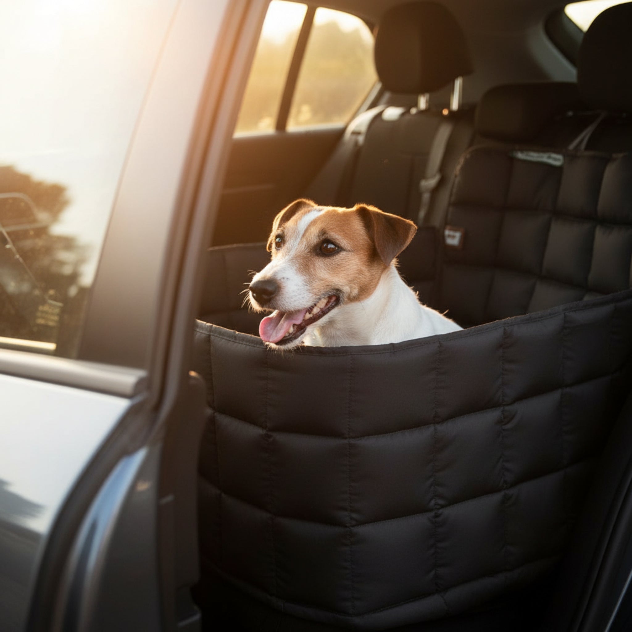 Doctor Bark 1 - Sitz Autoschondecke – Premium Autositz - Schutz für Hunde, kratzfest & waschbar bis 95°C - Woofshack