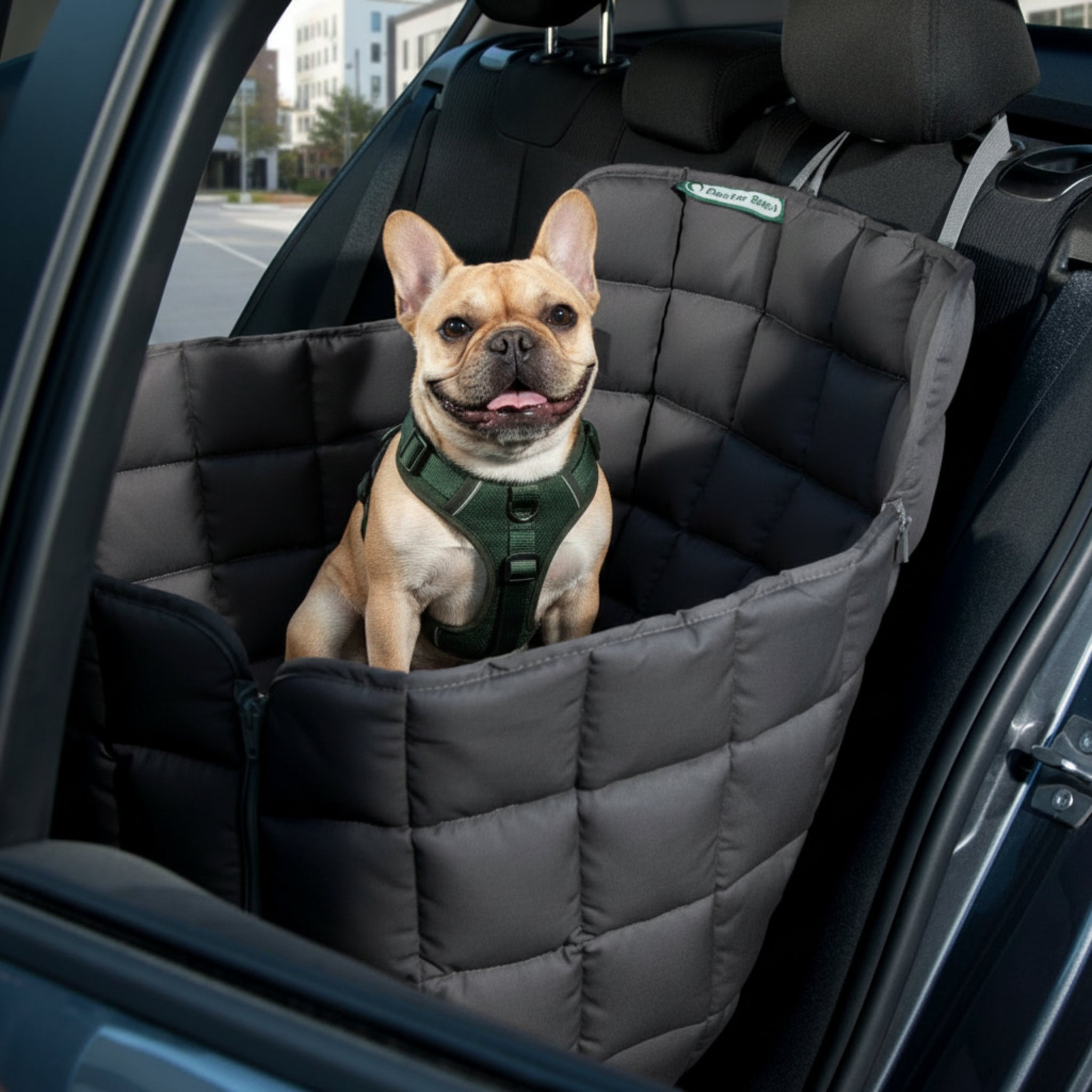 Doctor Bark 1 - Sitz Autoschondecke – Premium Autositz - Schutz für Hunde, kratzfest & waschbar bis 95°C - Woofshack