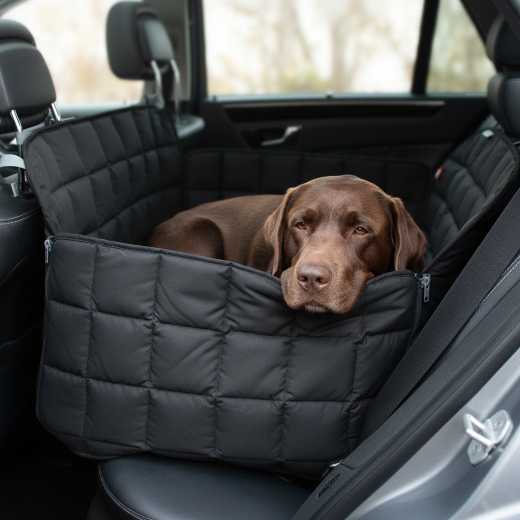 Doctor Bark 2 - Sitz Autoschondecke - Schützt vor Schmutz & Haaren - Woofshack