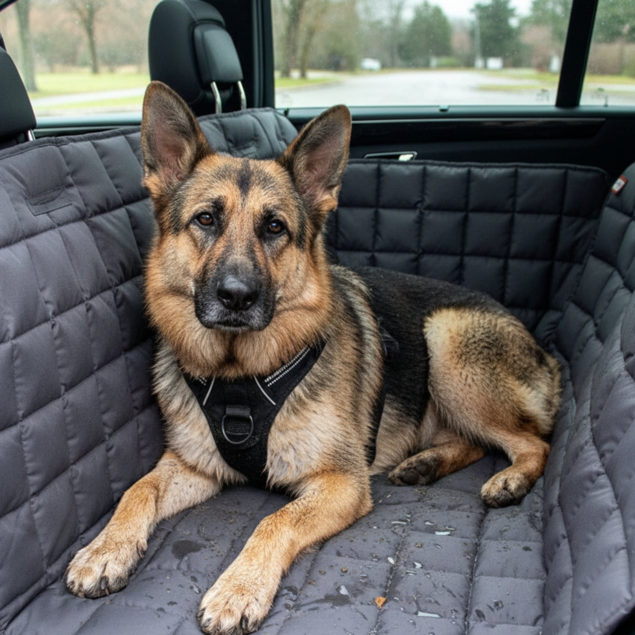 Doctor Bark 3 - Sitz Autoschondecke Premium – Rutschfest, Kratzfest & Wasserdicht für Hunde - Woofshack