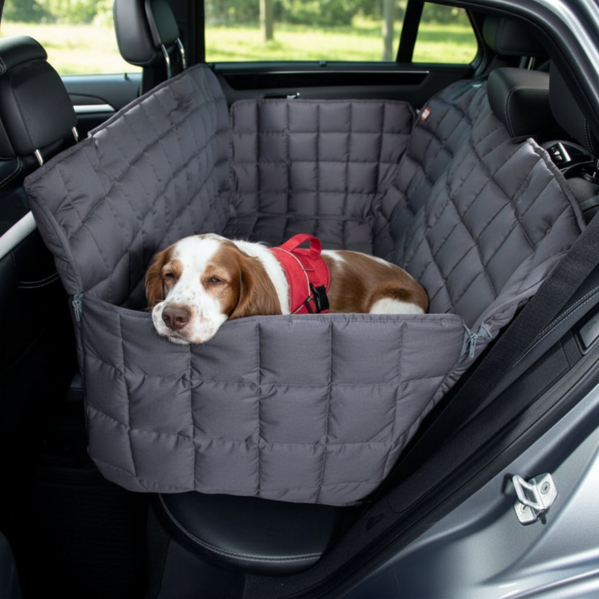 Doctor Bark 3 - Sitz Autoschondecke Premium – Rutschfest, Kratzfest & Wasserdicht für Hunde - Woofshack
