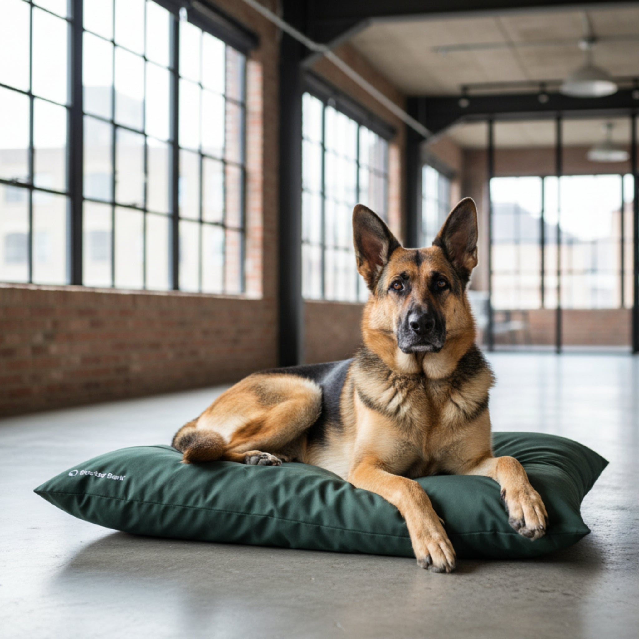 Doctor Bark Country - Kissen – Ergonomisches Hundebett mit recycelter Füllung, waschbar & allergikerfreundlich für gesunden Schlaf - Woofshack