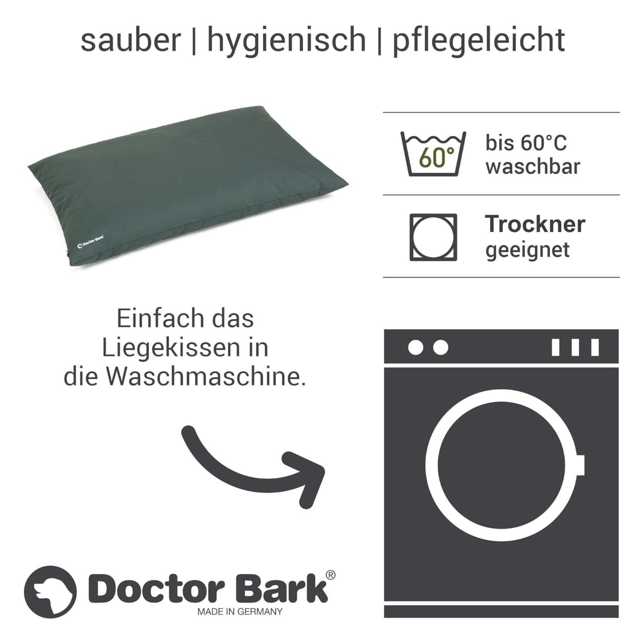 Doctor Bark ergonomisches Country-Kissen für Hunde - Woofshack