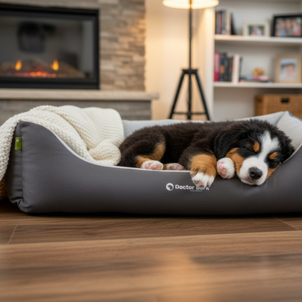 Doctor Bark Ergonomisches Hundebett Green Label – Höchster Komfort für gesunden Schlaf, Gelenkschonung & nachhaltige Premium - Materialien - Woofshack