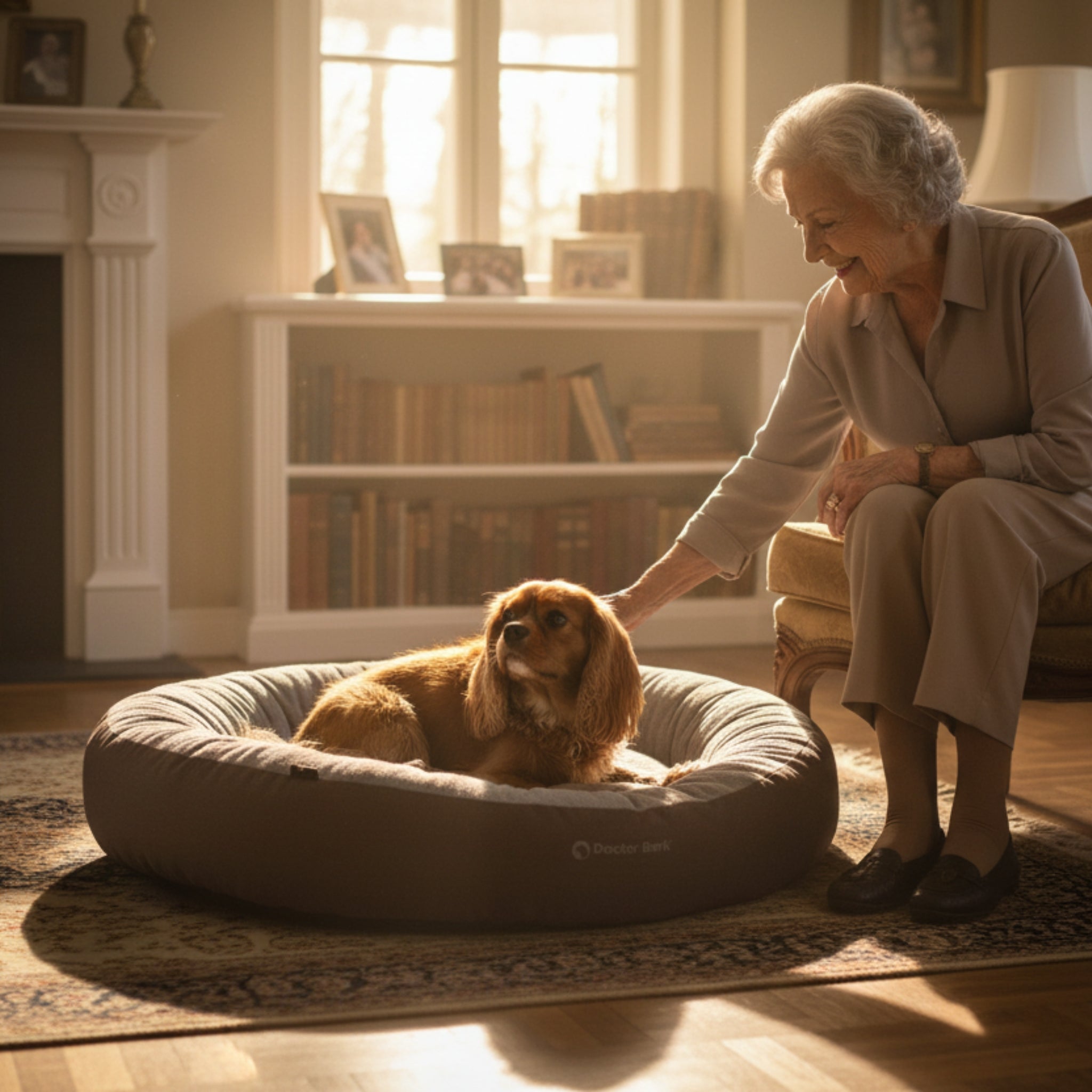Doctor Bark Ergonomisches Hundenest Green Label – Hundebett gegen Gelenkschmerzen & für erholsamen Schlaf - Woofshack