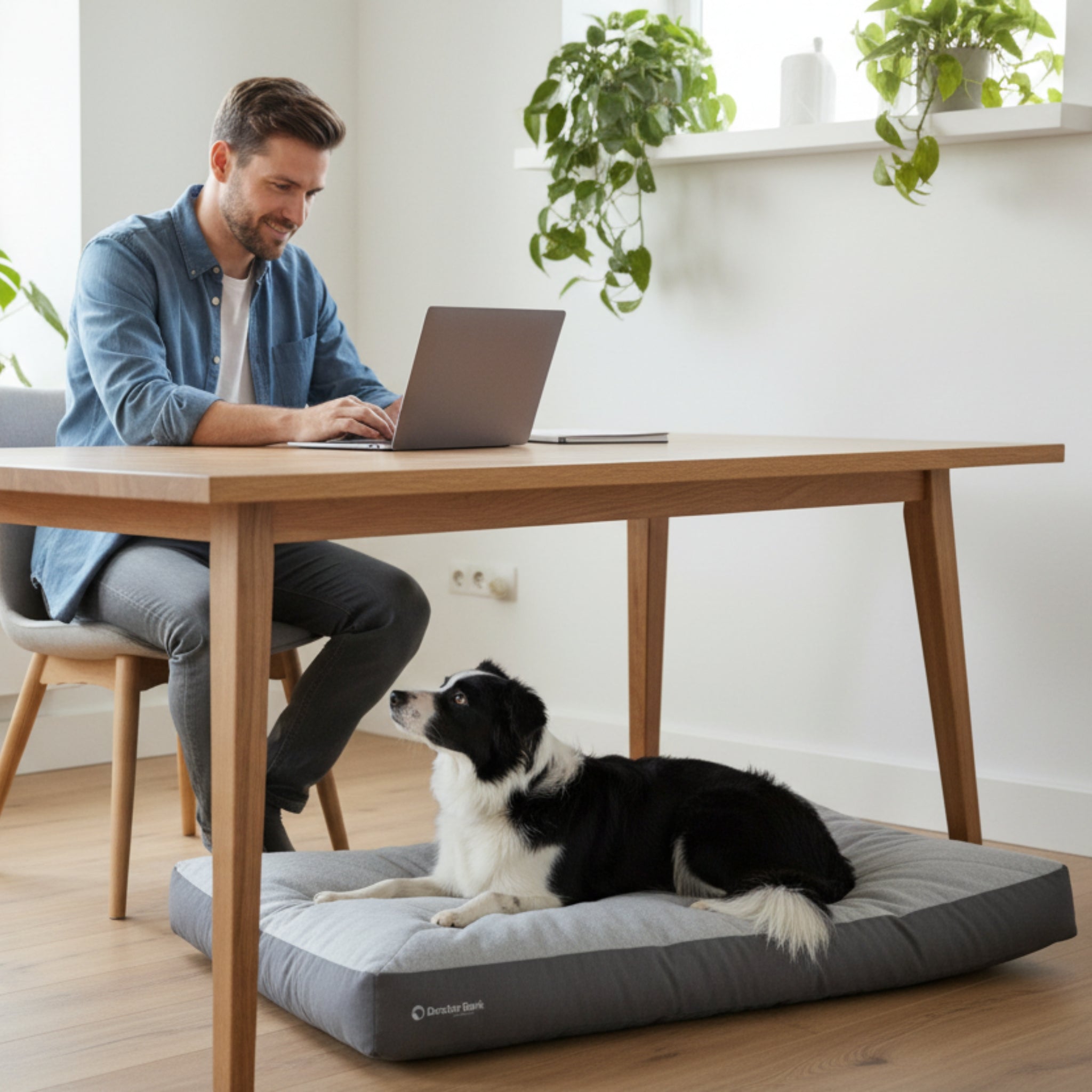 Doctor Bark Ergonomisches Lounge - Kissen für Hunde – Green Label, Waschbar bis 60°C, ÖKO - TEX Zertifiziert, Made in Germany - Woofshack