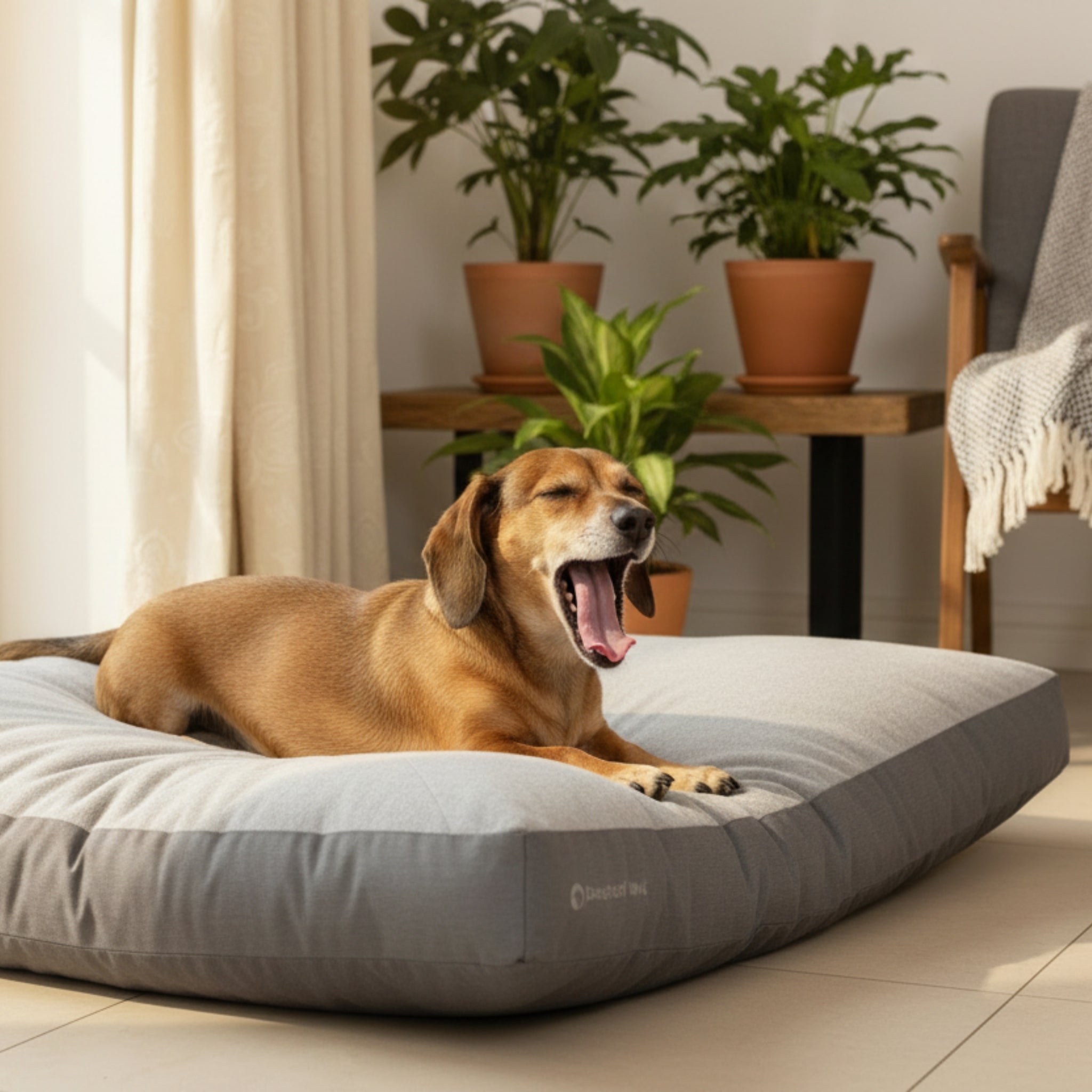 Doctor Bark Ergonomisches Lounge - Kissen für Hunde – Green Label, Waschbar bis 60°C, ÖKO - TEX Zertifiziert, Made in Germany - Woofshack