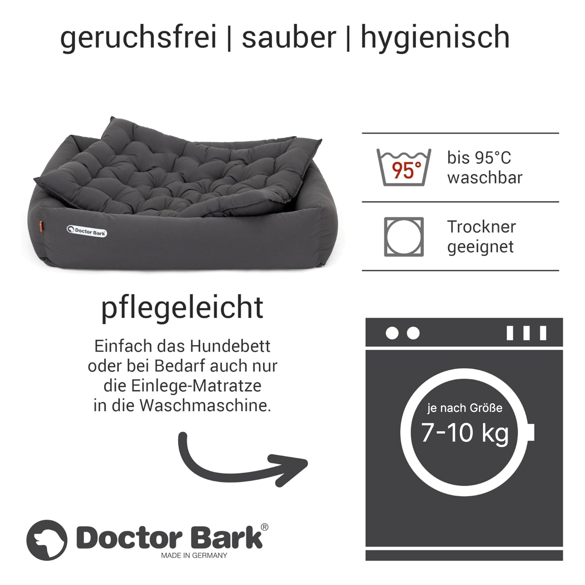 Doctor Bark Orthopädisches Hundebett - Woofshack