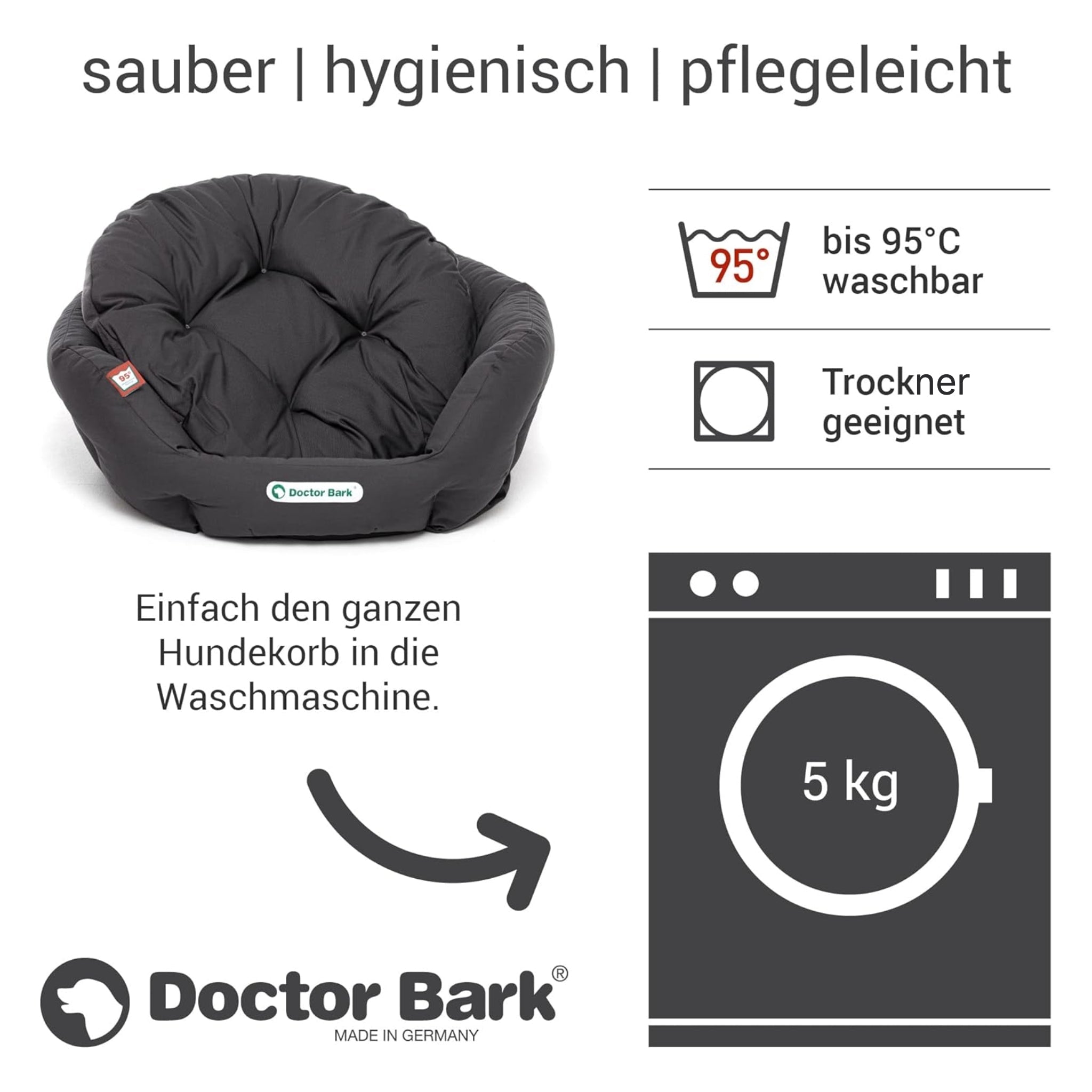 Doctor Bark Orthopädisches Hundenest - Woofshack