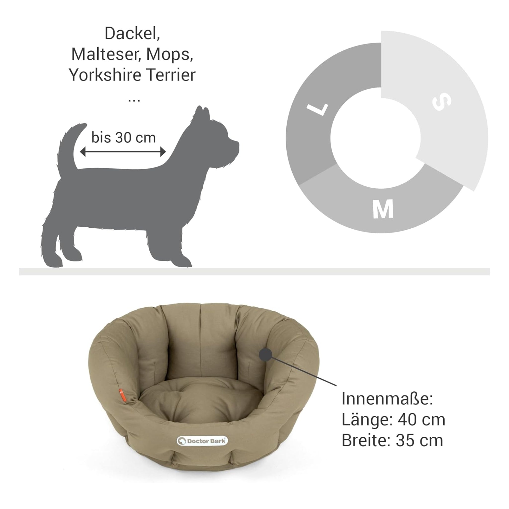 Doctor Bark Orthopädisches Hundenest - Woofshack