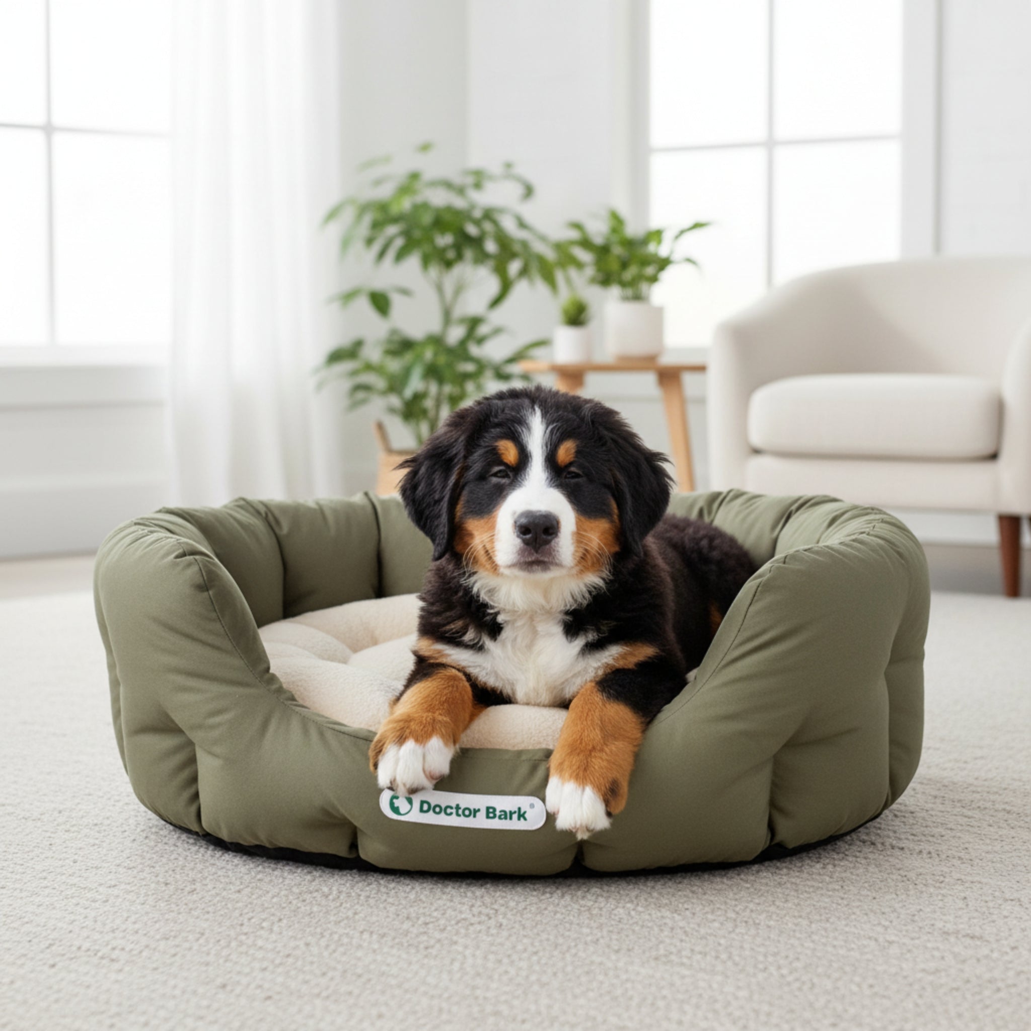Doctor Bark Orthopädisches Hundenest – Premium Hundebett mit Gelenkschutz, waschbar & langlebig für gesunden Schlaf - Woofshack