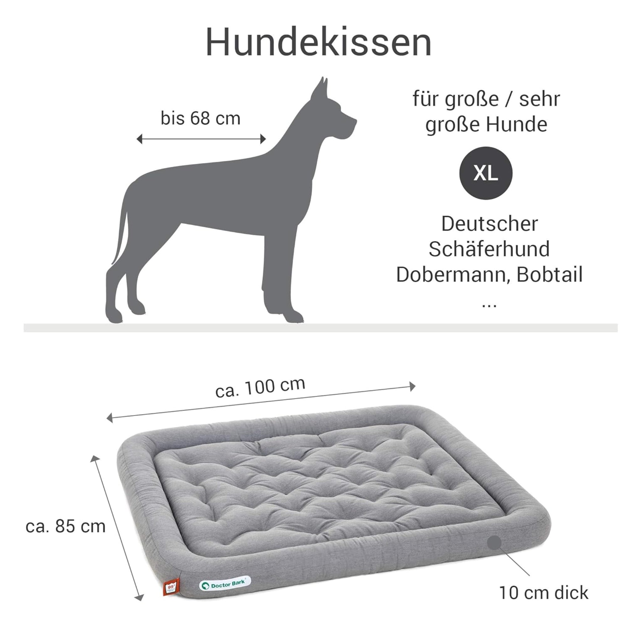 Doctor Bark Orthopädisches Lounge - Kissen - Woofshack