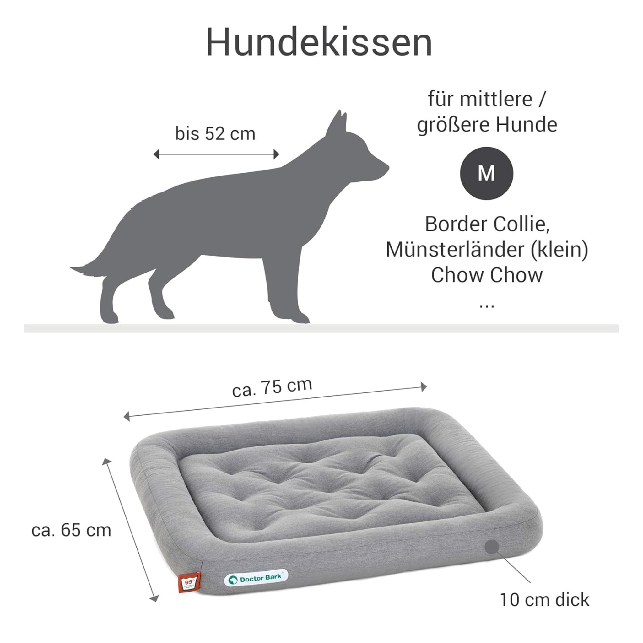 Doctor Bark Orthopädisches Lounge - Kissen - Woofshack