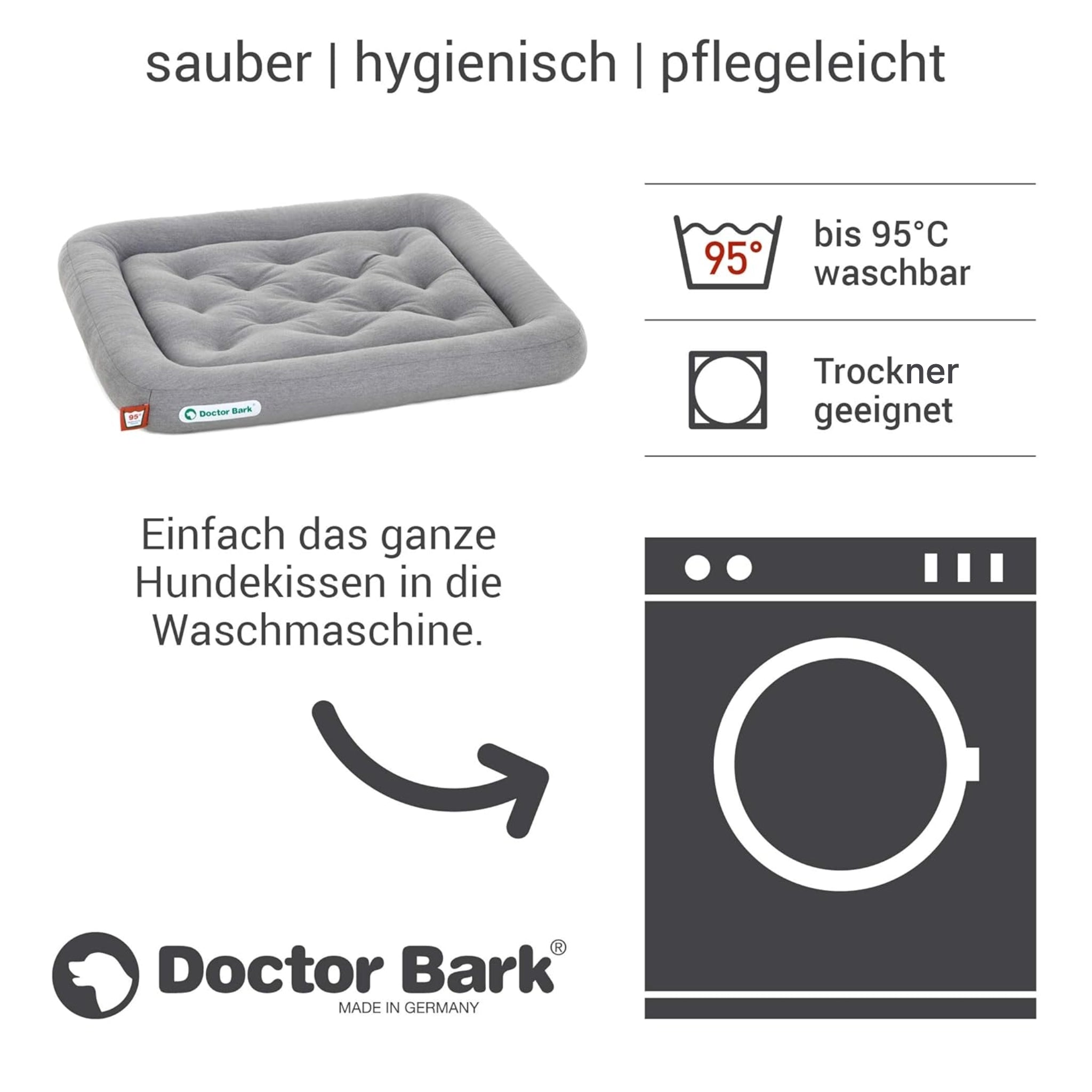 Doctor Bark Orthopädisches Lounge - Kissen - Woofshack